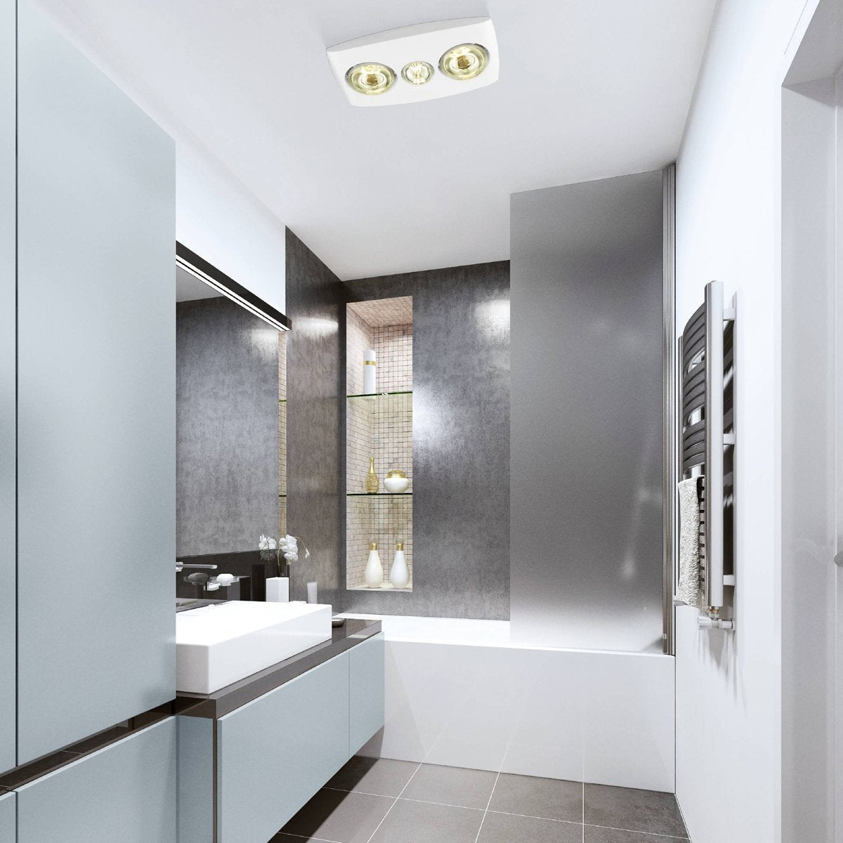 3-in-1 Light, Exhaust & Heat