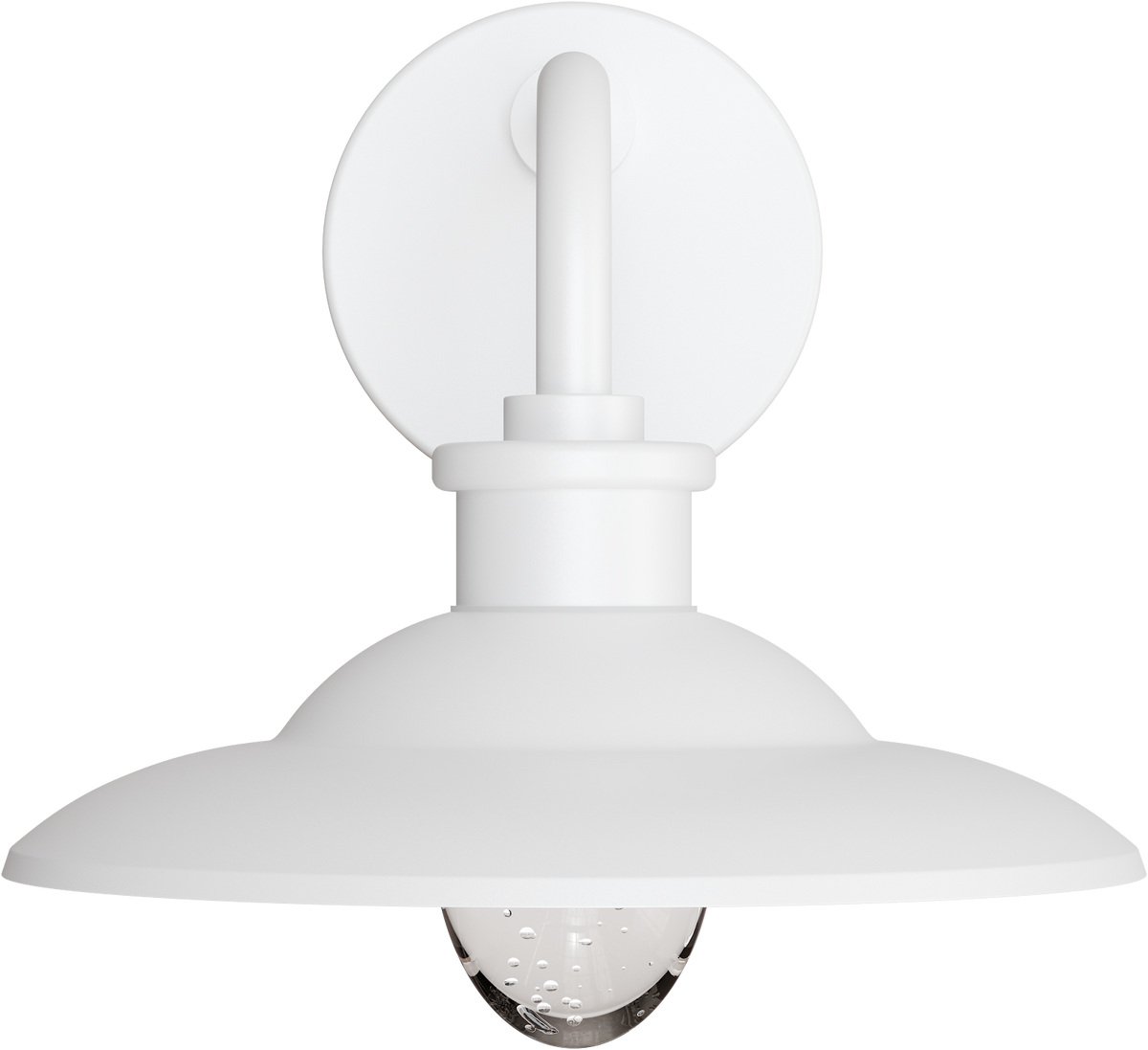 Cuscus Bubble Glass 240mm Exterior Wall Light 5W LED Tri Colour Non Dimmable White IP65