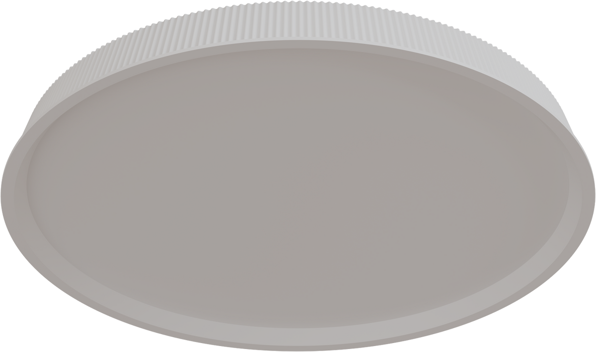 Kinglet 630mm Ribbed LED 75W CTC/Oyster Tri Colour Dimmable White IP20