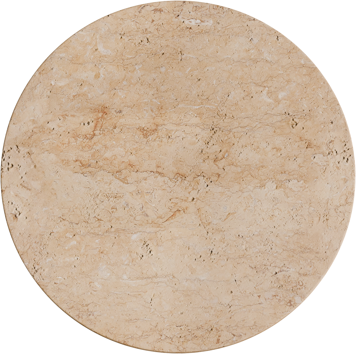 Orville Natural Travertine Round 300mm LED Wall Light 6W Tri Colour Non Dimmable - IP20