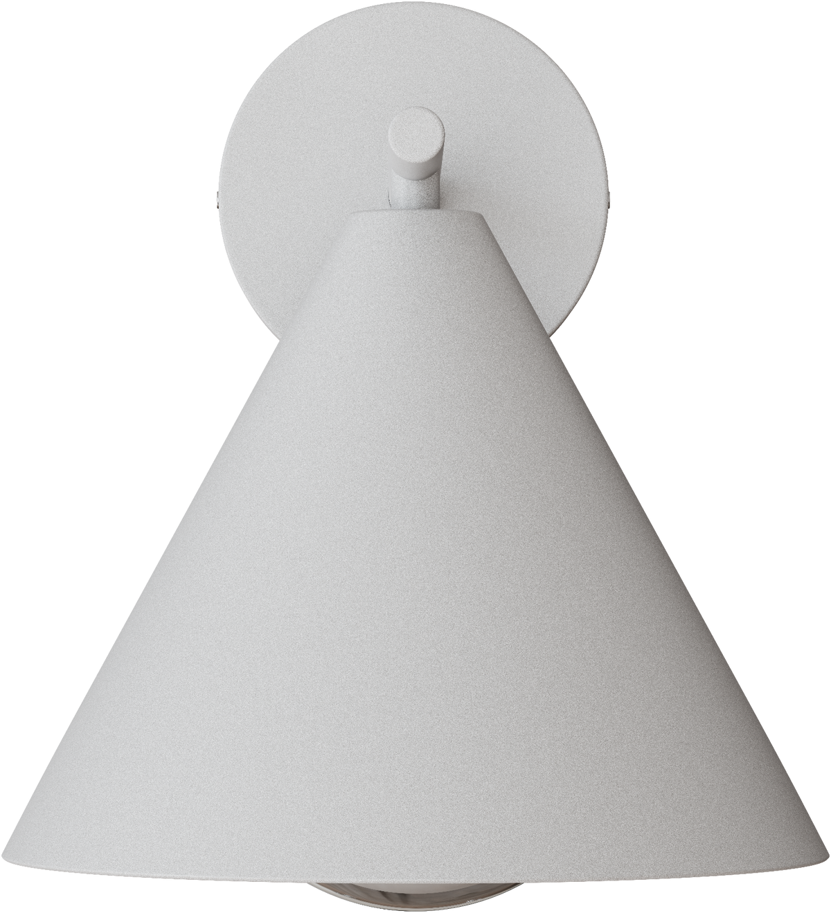 Becard E27 Cone Exterior Modern Coach Wall Light White IP65