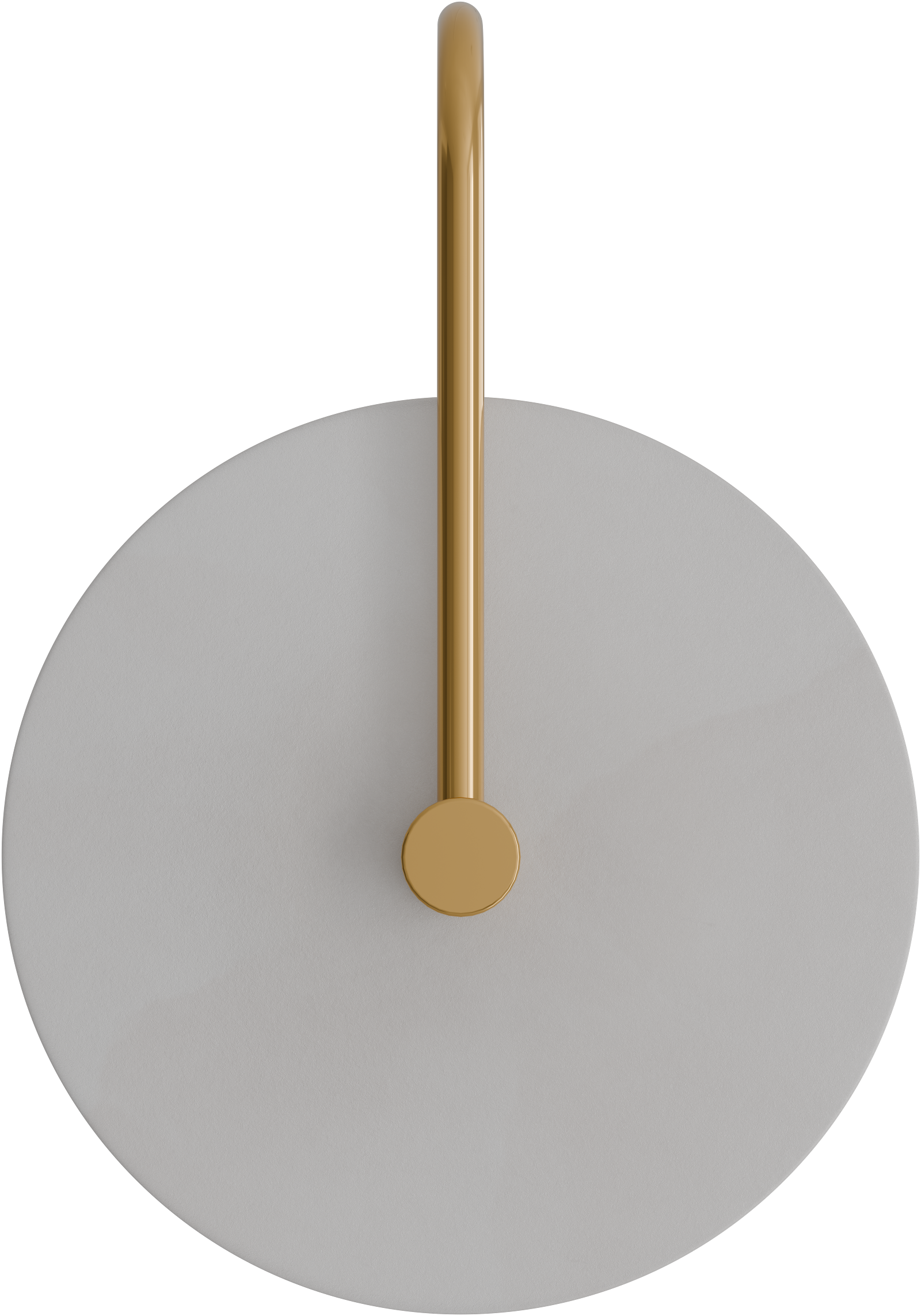 Bower R3 Small Round Alabaster (200mm) Backlit LED Wall Light 5W non Dimmable Ip20
