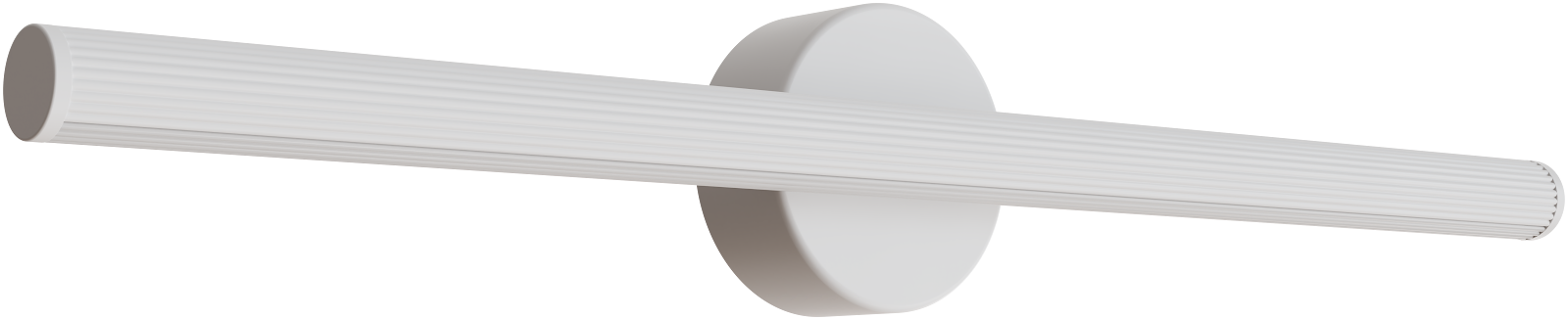 Aeris 600mm Fluted LED Wall Light 21W Tri Colour Non Dimmable White IP20