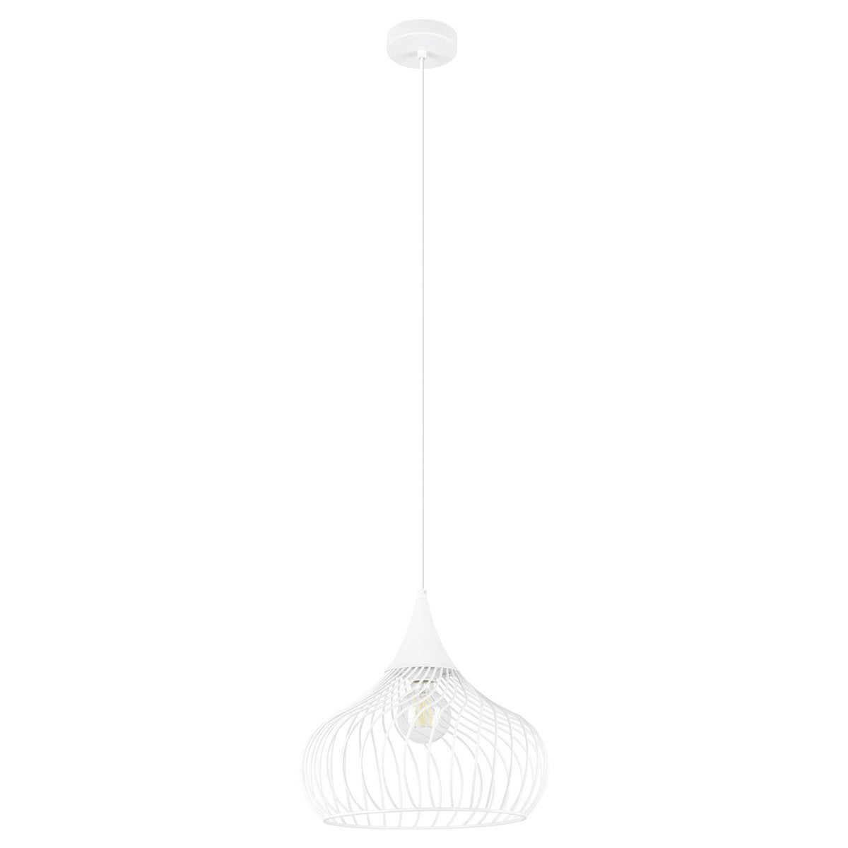Staverton 365mm 1 Light White Pendant Light
