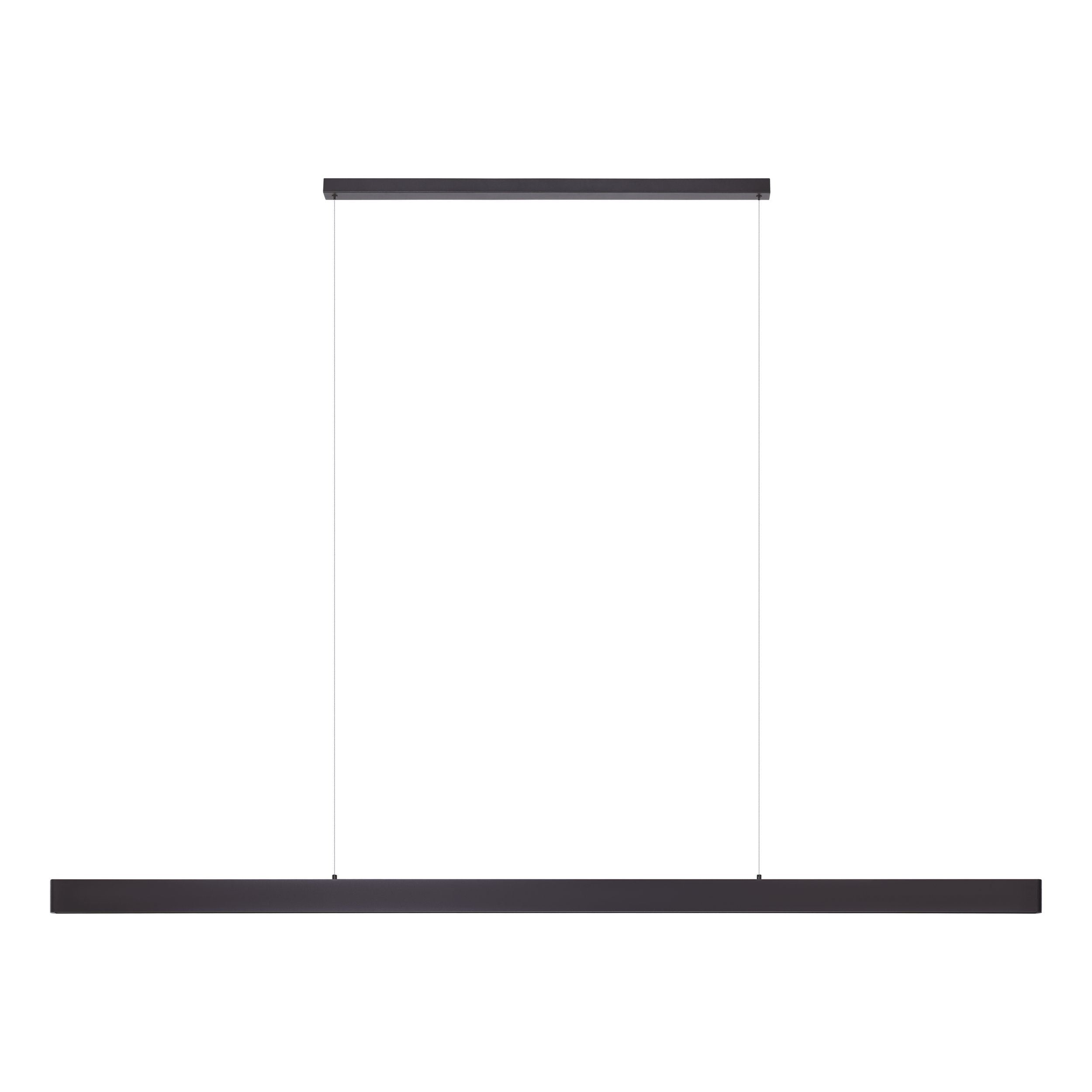 Climene 3 Black 40W CCT 2.4M LED Bar Pendant Light