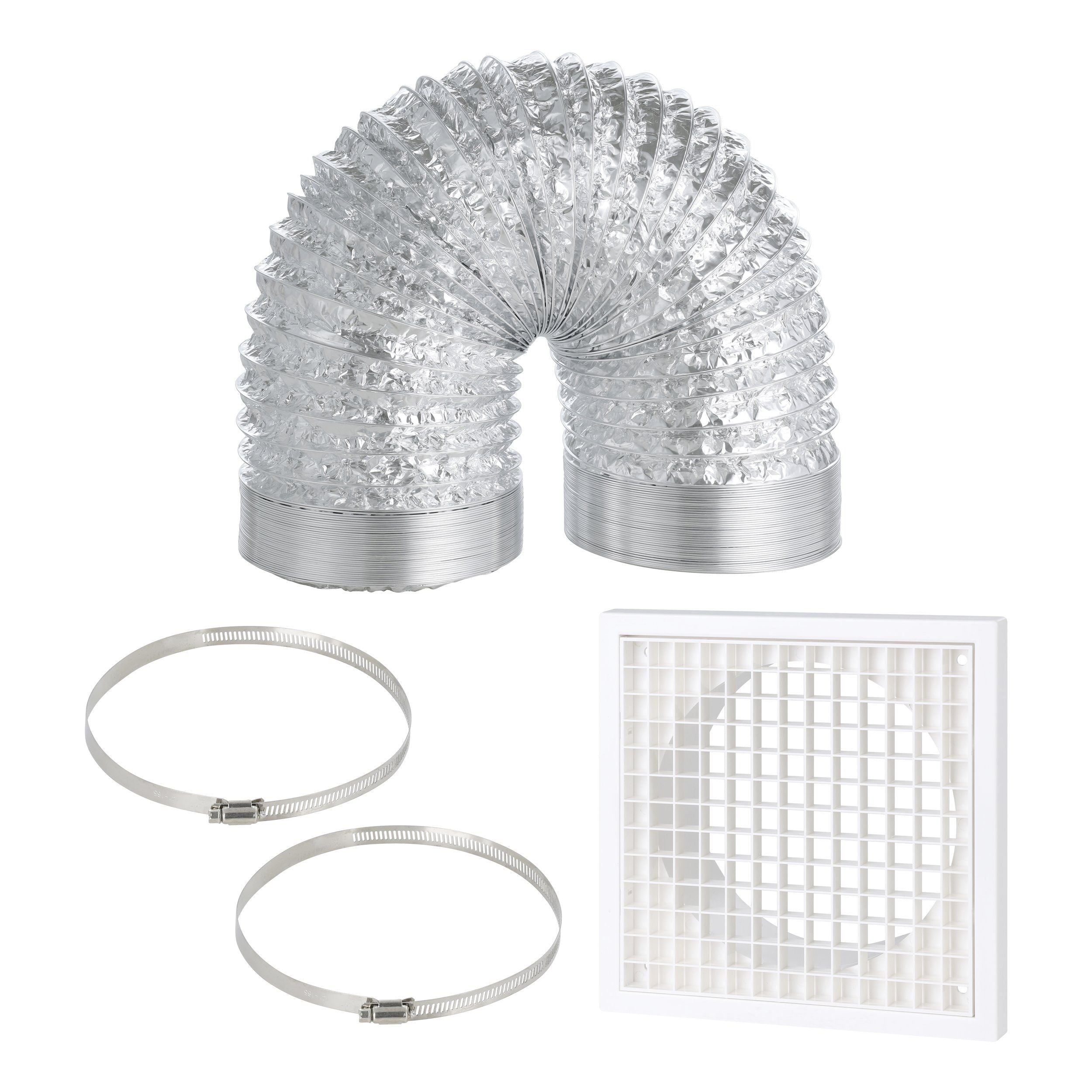 Ducting Kit 150mm X 3M Including Grill & Clamp