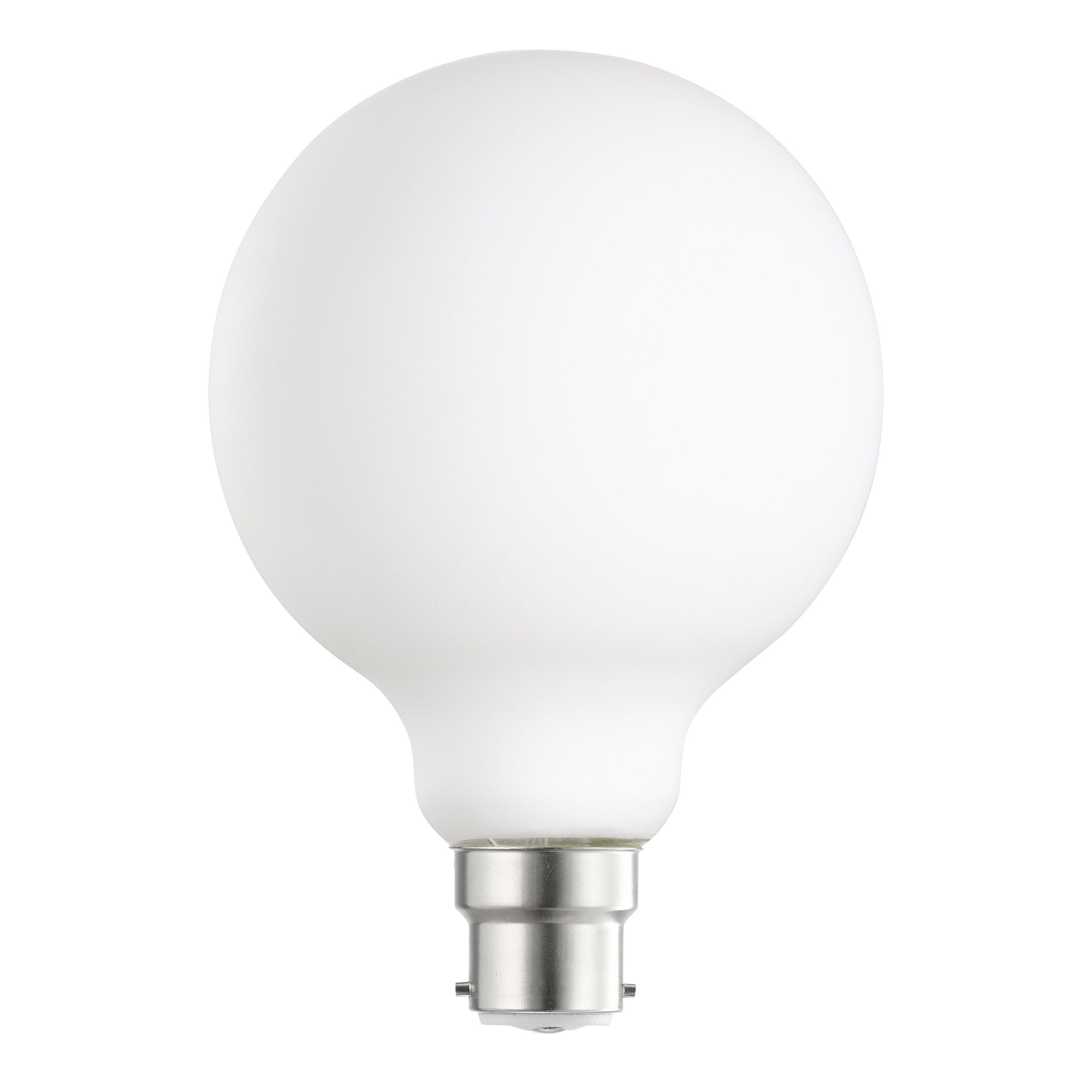 G95 Opal Matt 5W B22 2700K Dimmable LED Globe
