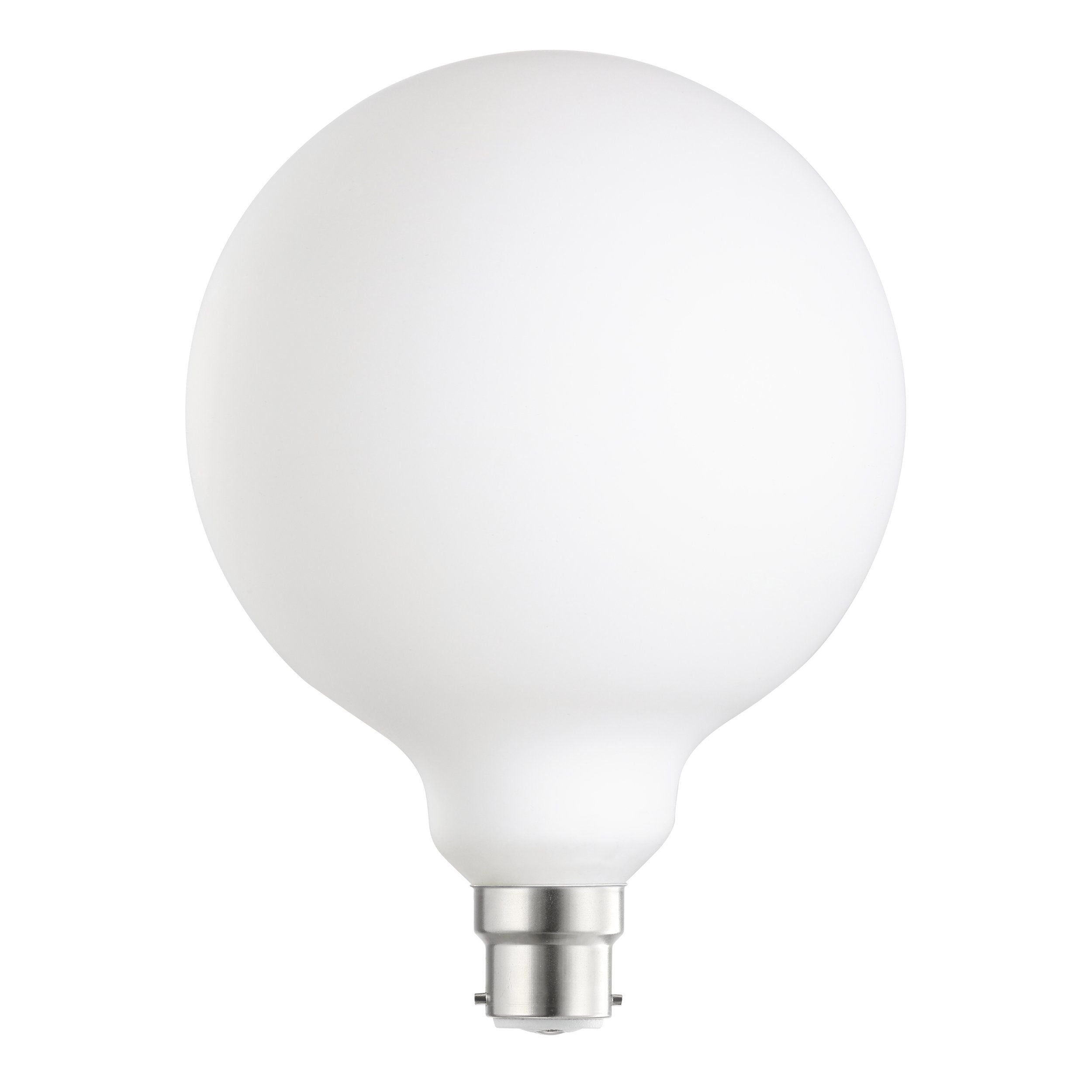 G125 Opal Matt 7.5W B22 2700K Dimmable LED Globe