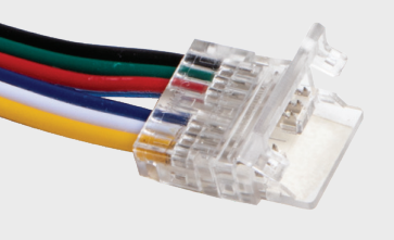 Plex-COB RGB+TW IP20 Live Cable Connector 5 Pack