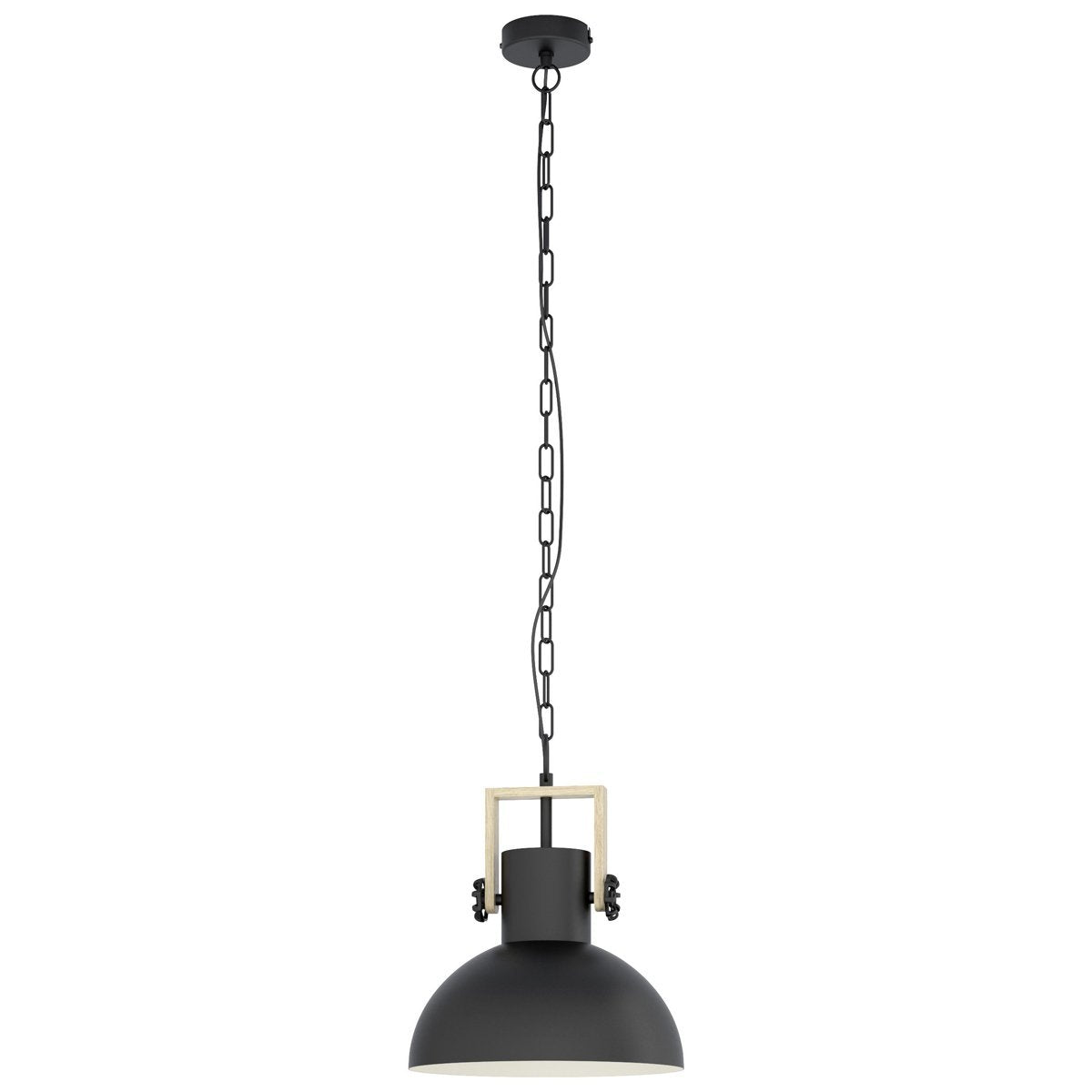 Lubenham 300mm 1 Light Black Pendant Light
