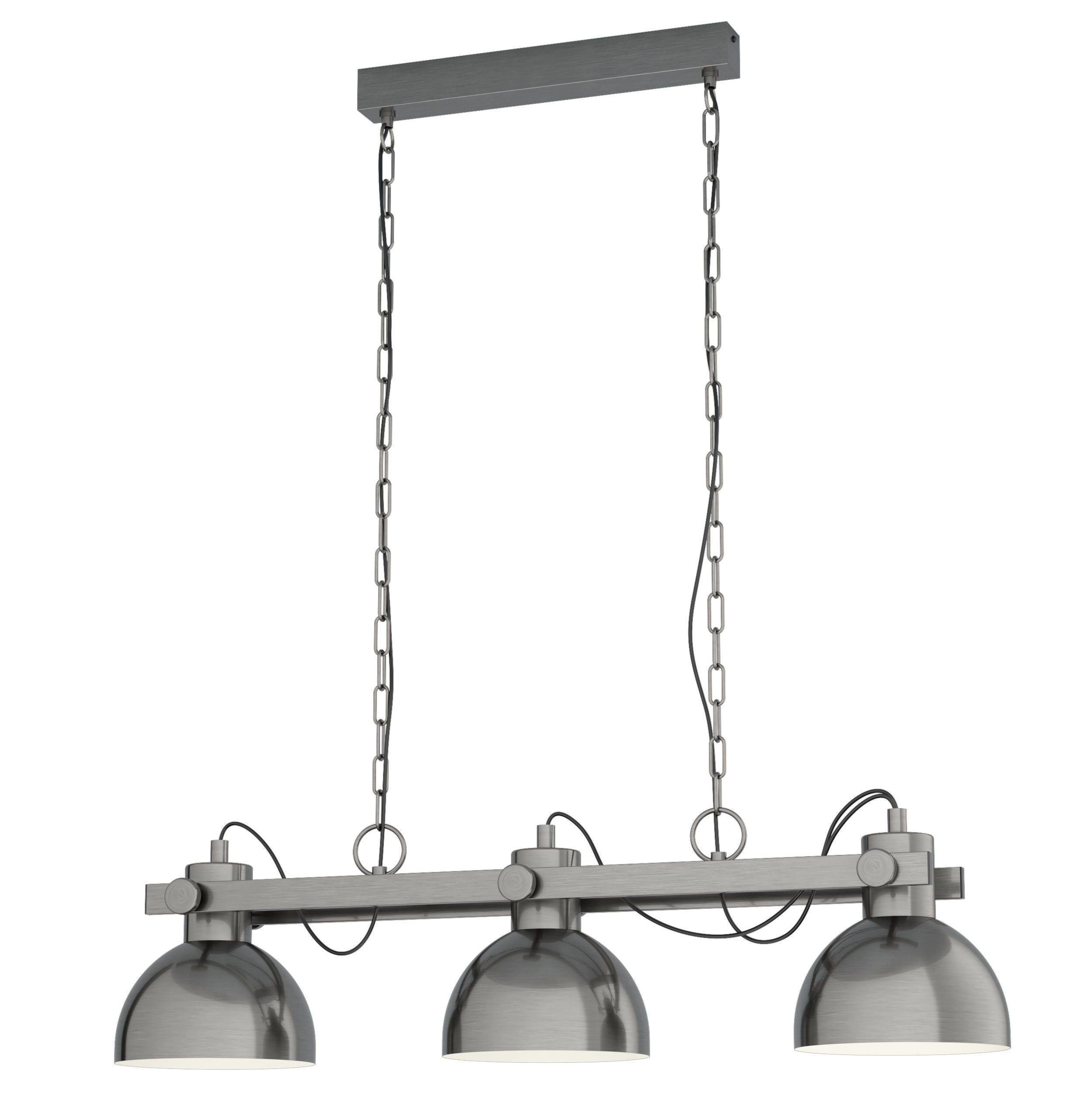 Lubenham 1 Pendant Light 3X28W E27 Antique Nickel