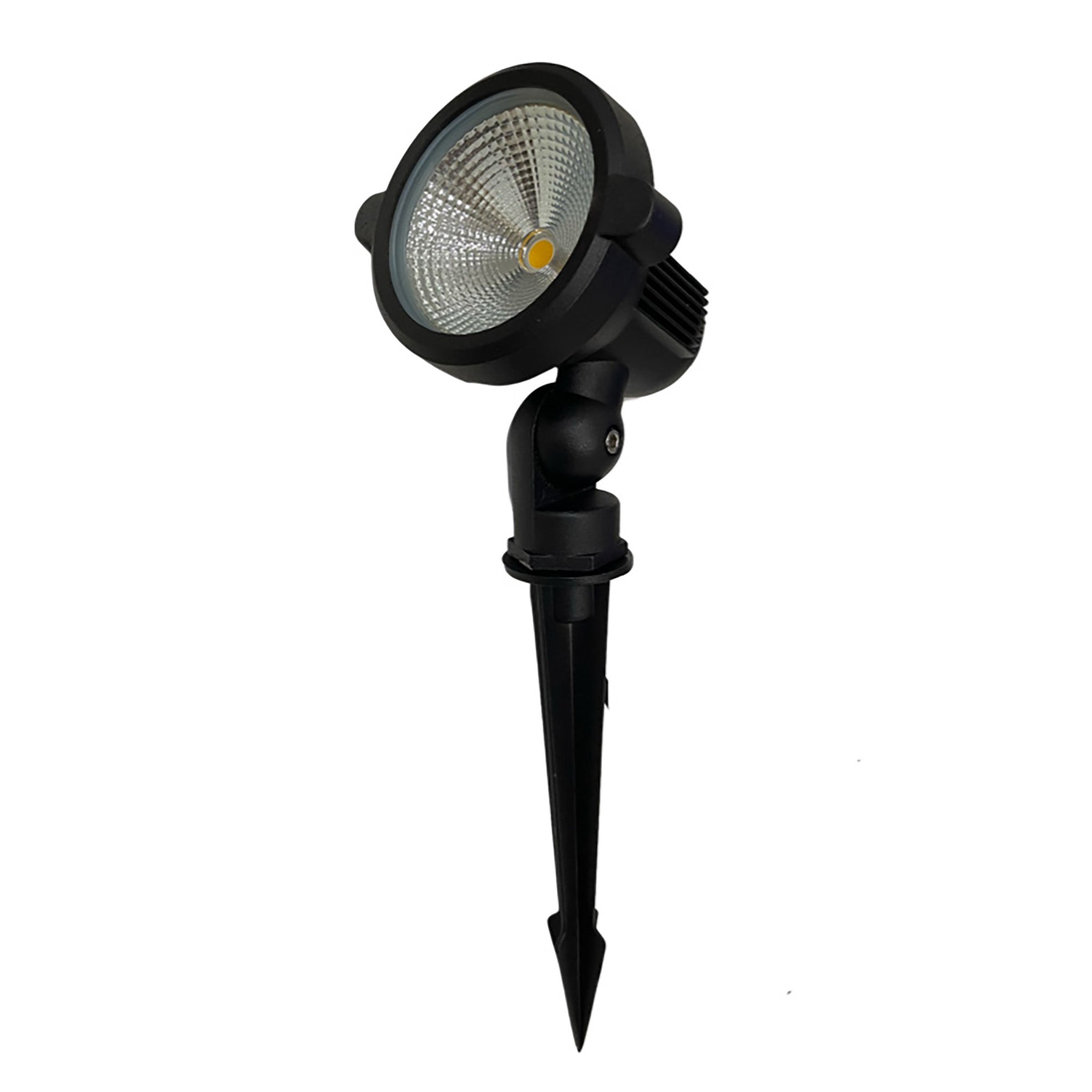 Spencer Black 12w 12V 3000K IP65 Garden Spike