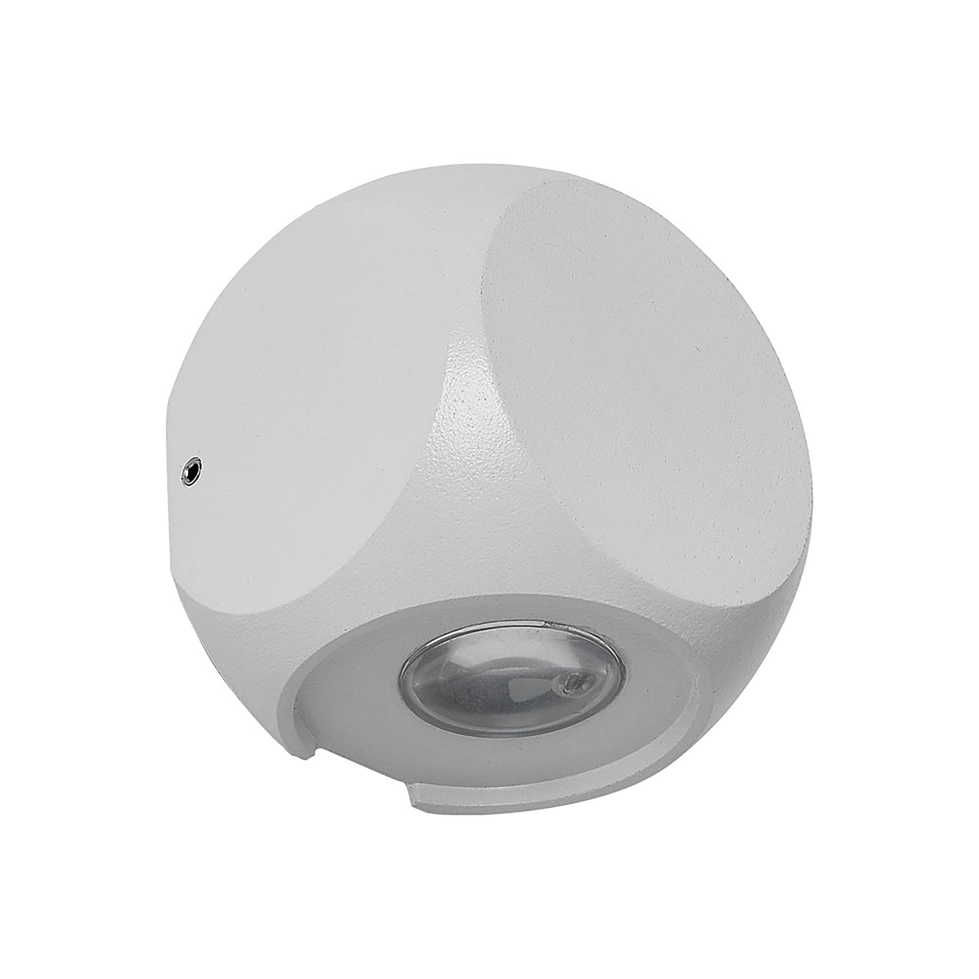 Benz White 2 x 2W 3000K IP54 2way Wall Light