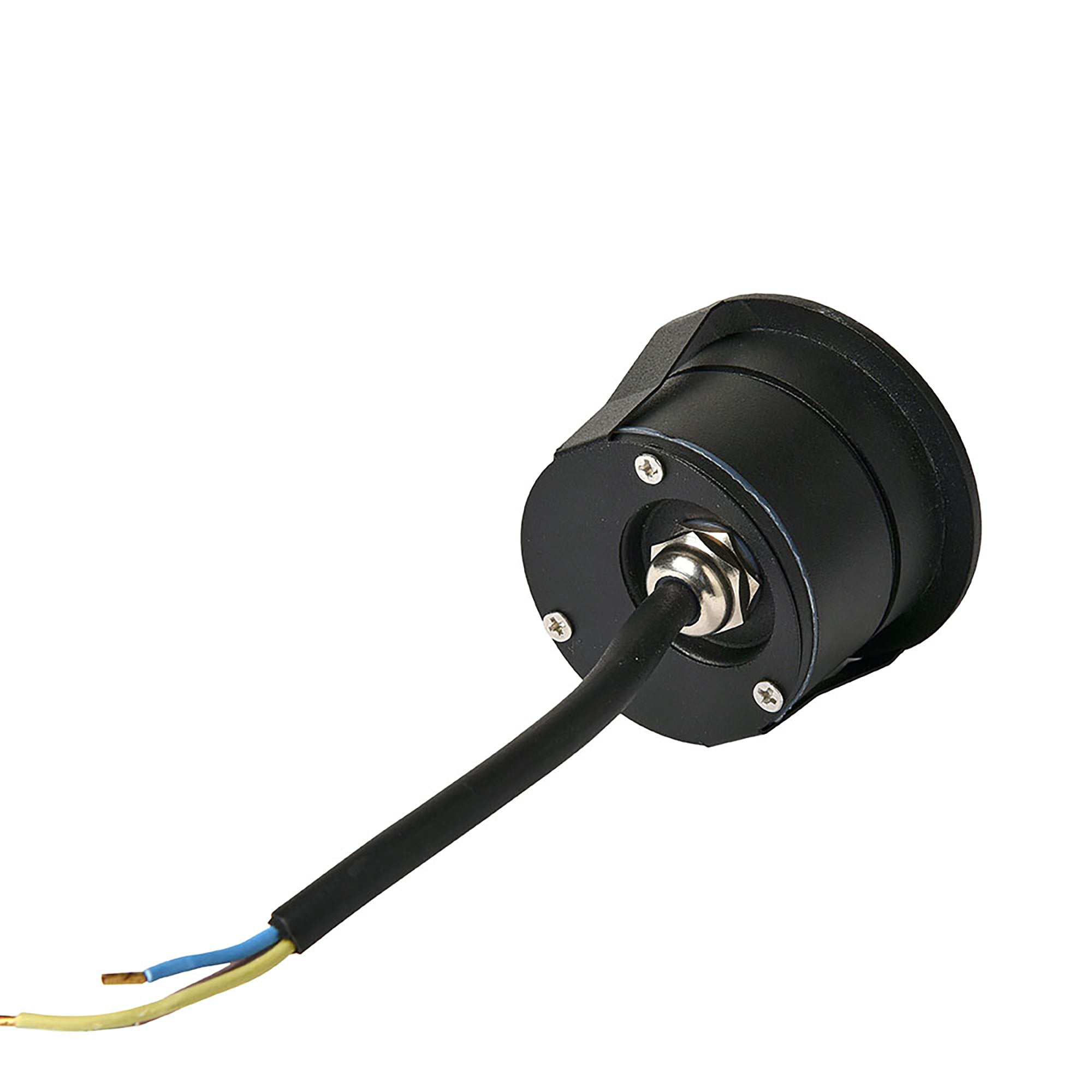 Kroll 2 Black 3W 240V 3000K IP65 Round 2-Way Step Light