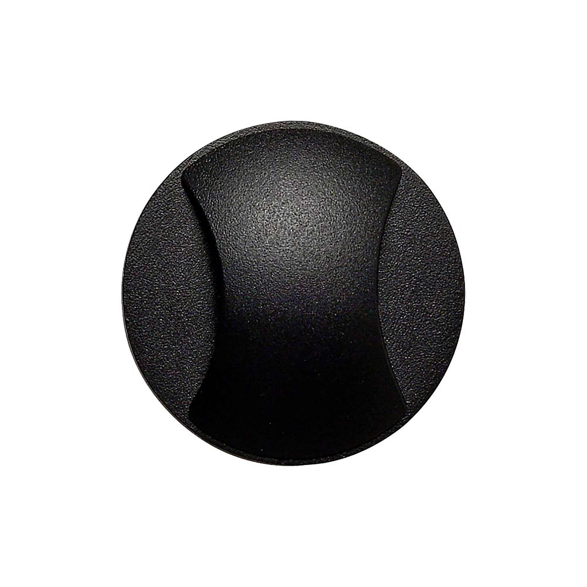 Kroll 2 Black 3W 240V 3000K IP65 Round 2-Way Step Light