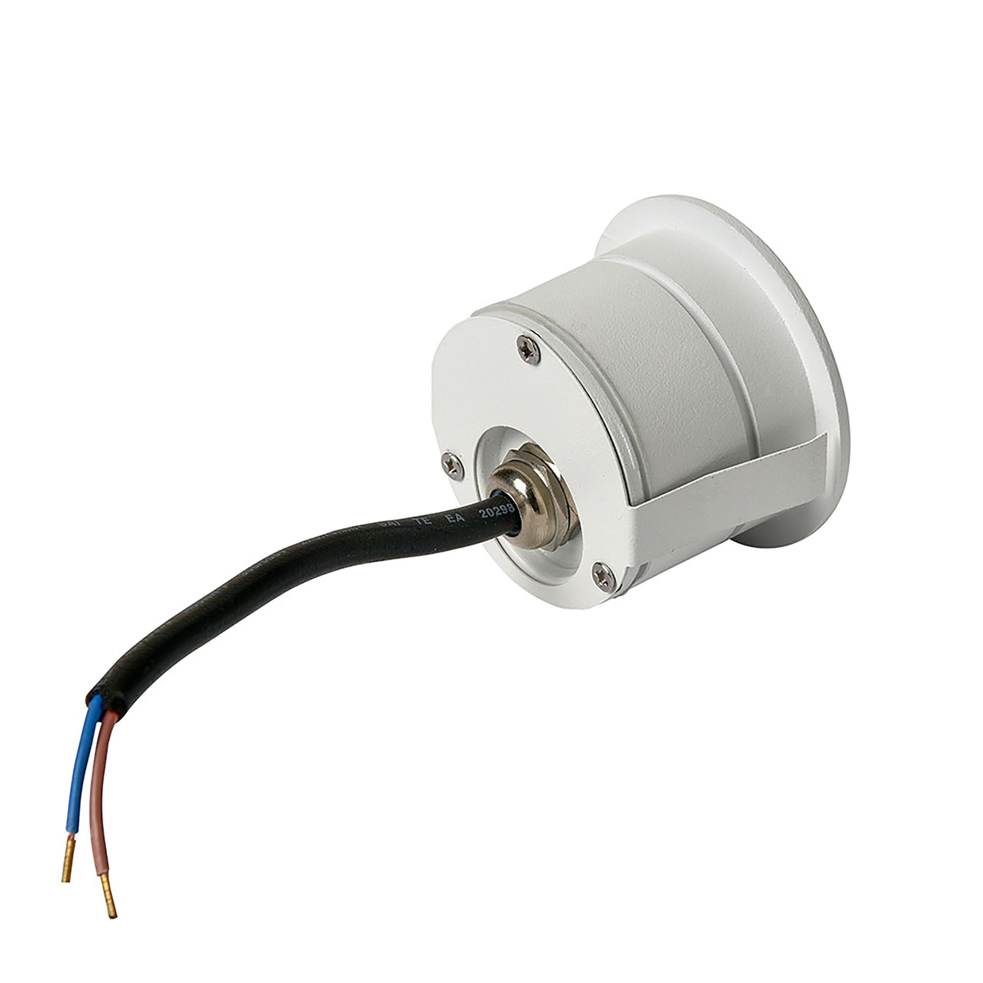 Kroll 2 White 3W 240V 3000K IP65 Round 2-Way Step Light