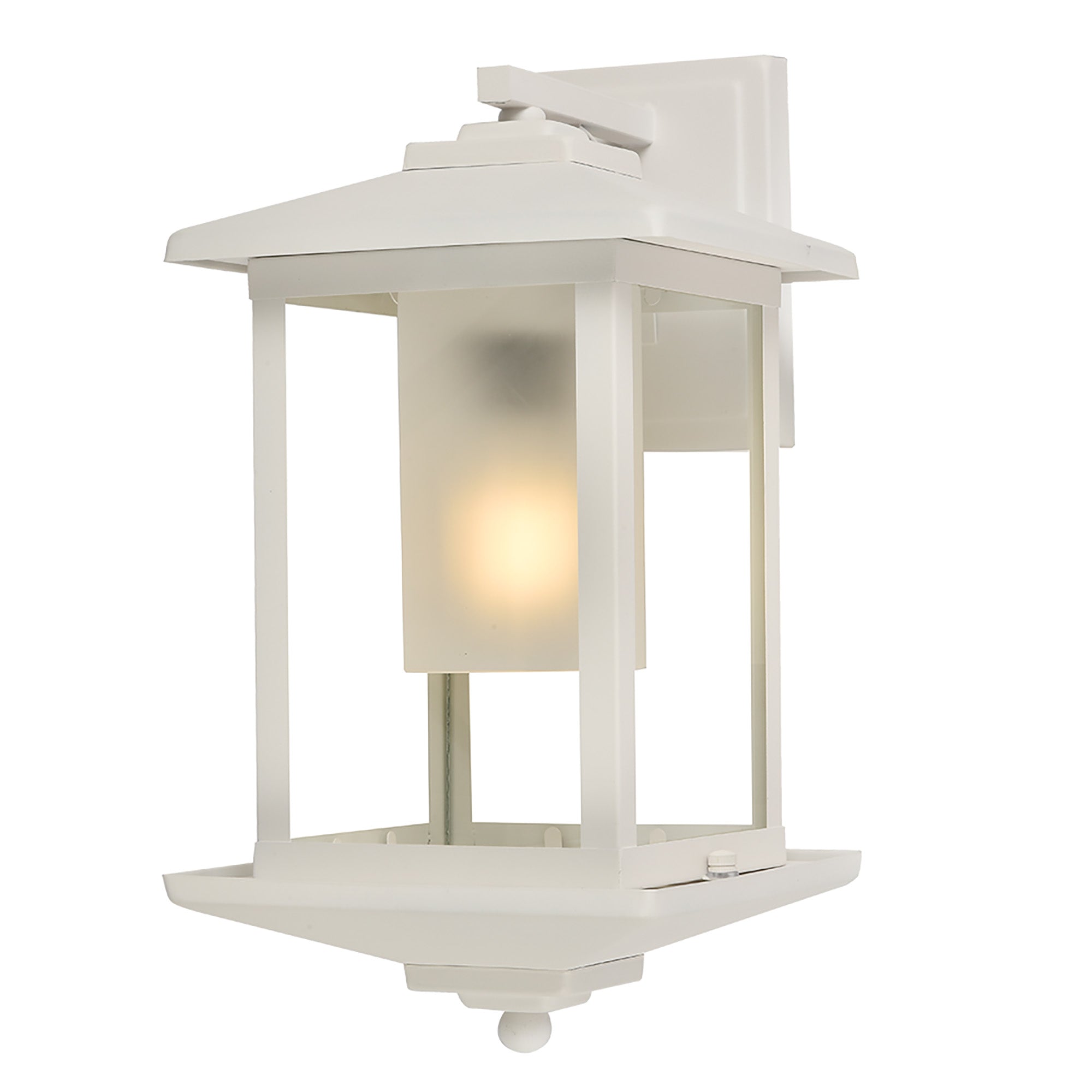 Barnet White IP44 Exterior Coach Wall Light