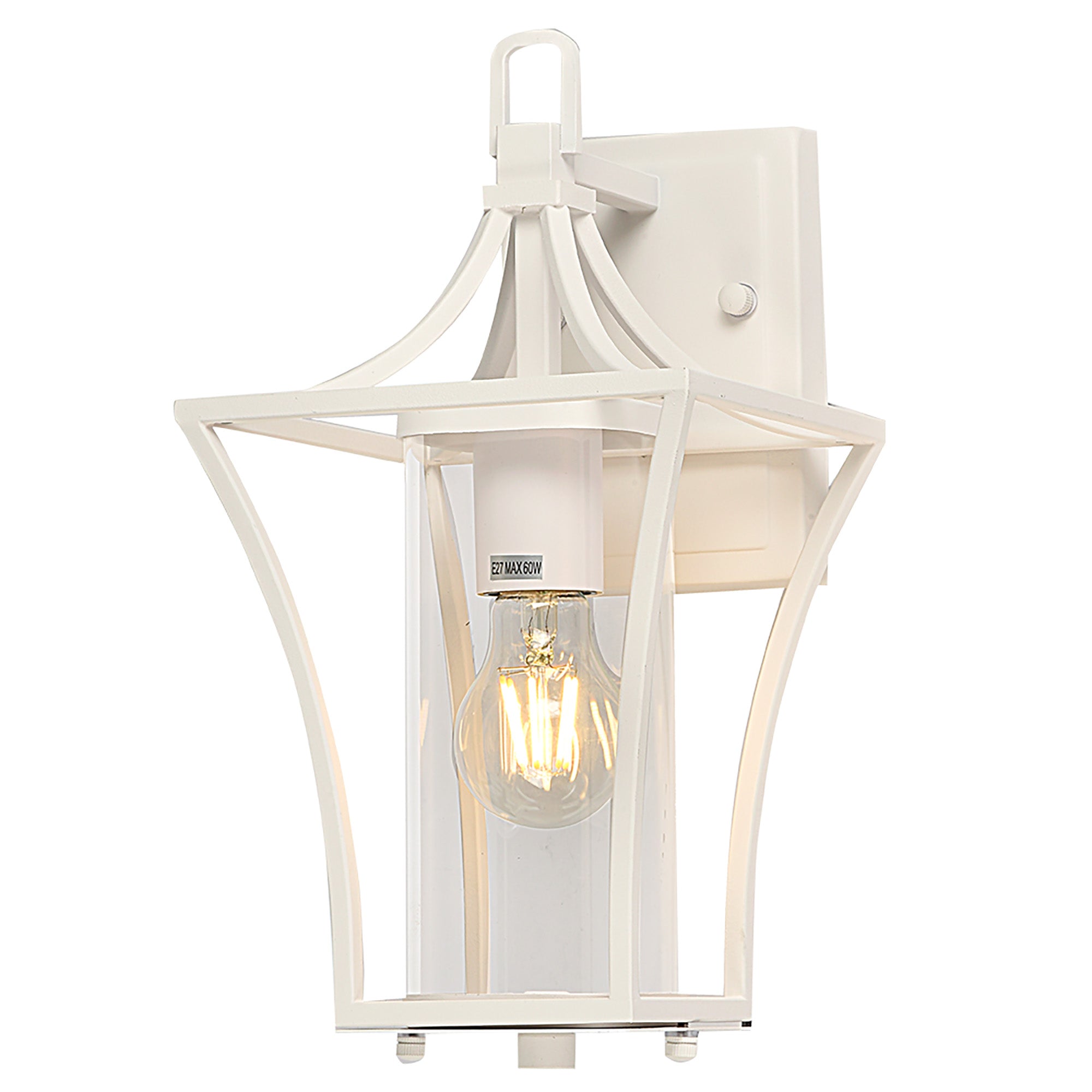 Bexley White IP44 Exterior Wall Light