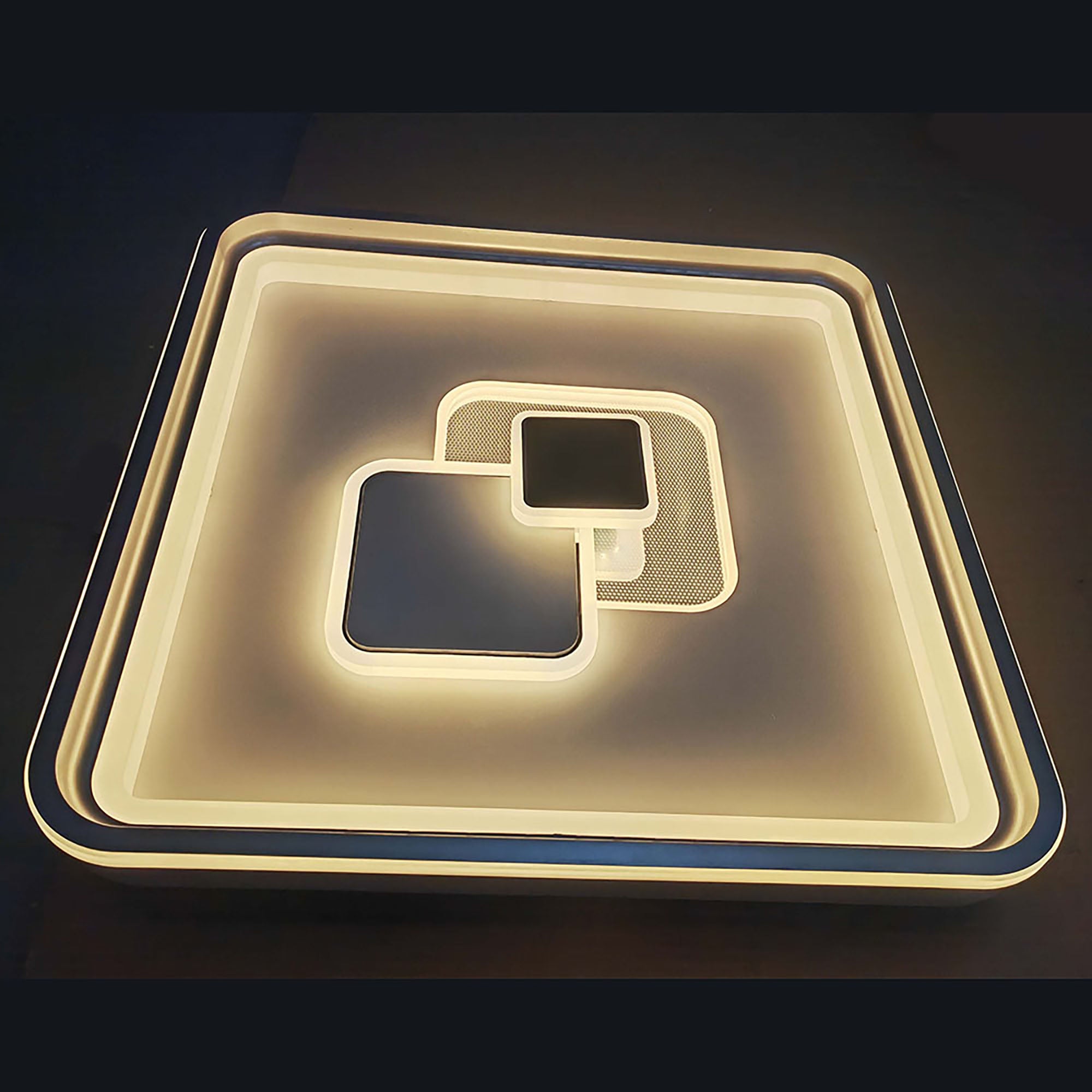 Queen White Square 60w CCT Close to Ceiling LED Light