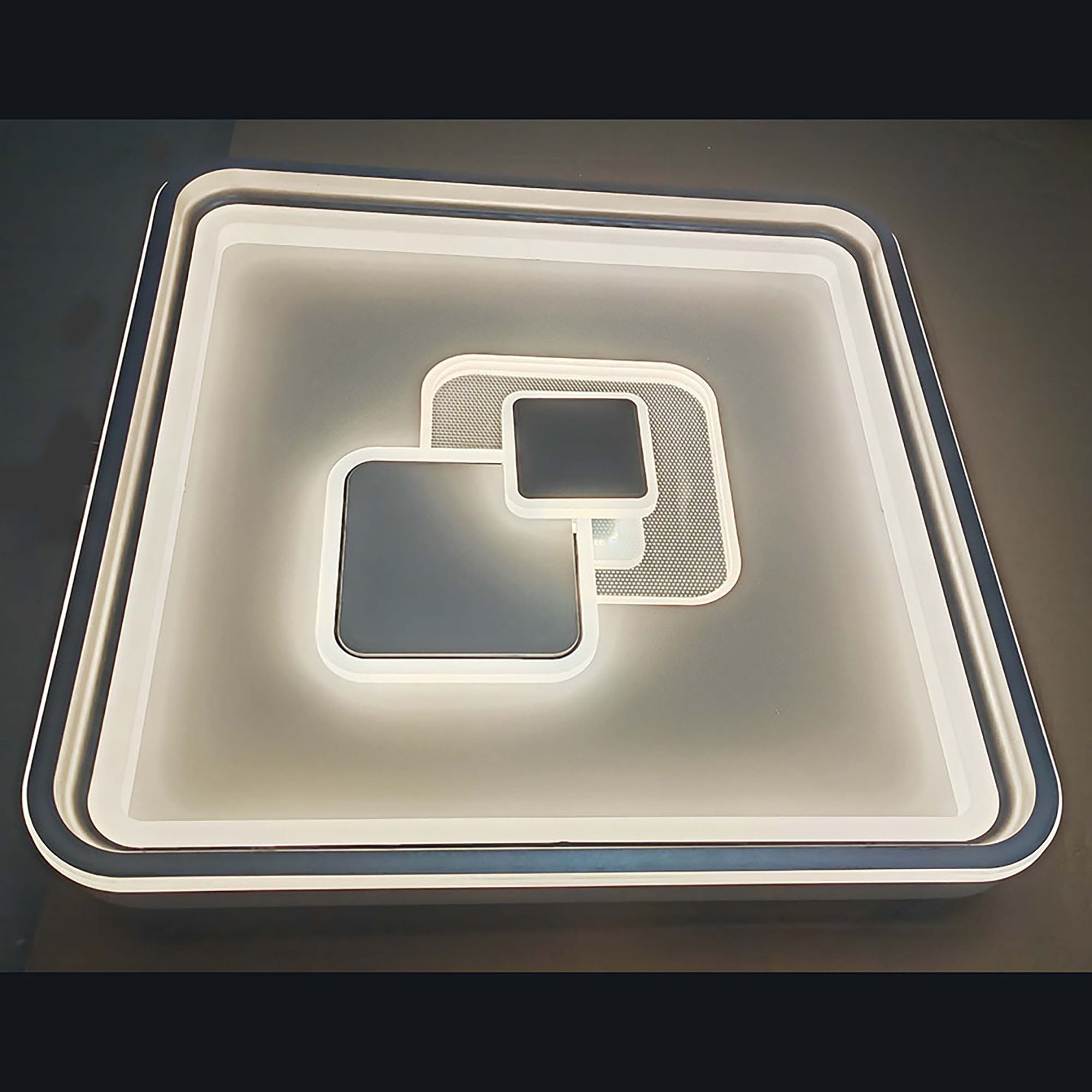 Queen White Square 60w CCT Close to Ceiling LED Light