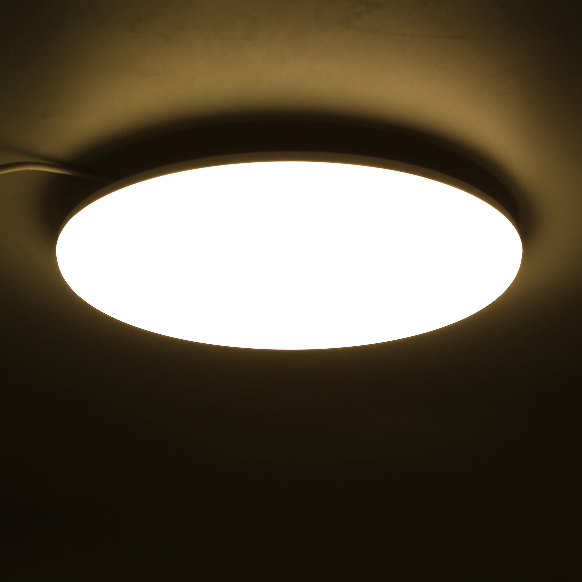 Saul-350 White 36W CCT IP44 LED Oyster Light