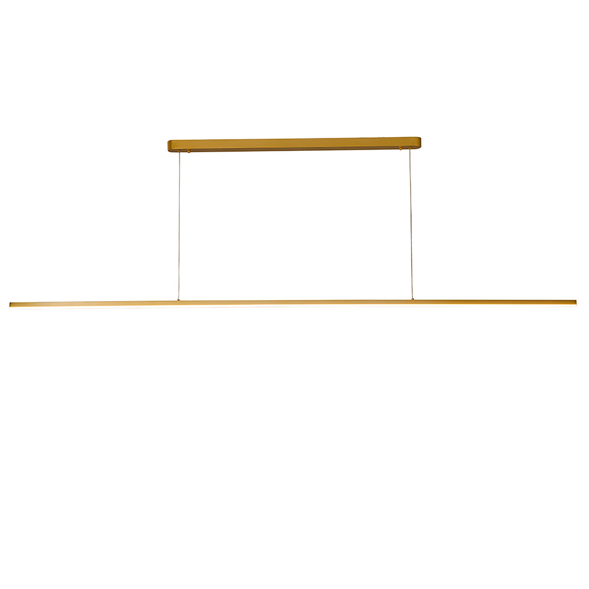 Beam Gold 60W CCT 2.4m Linear LED Pendant Light