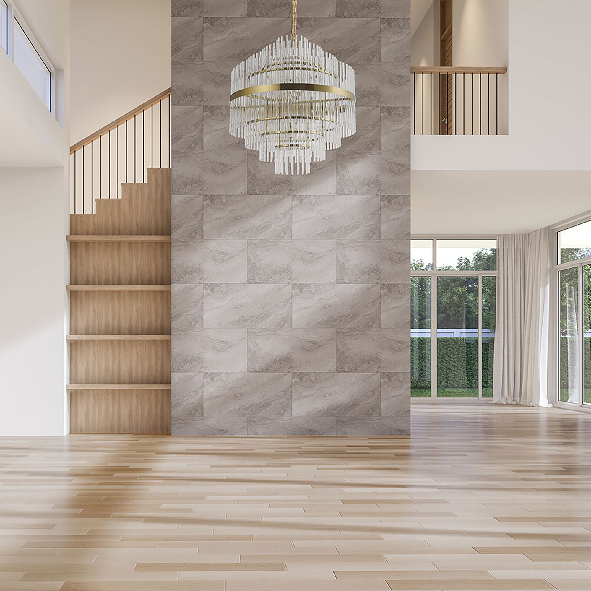 Chloe Gold and Clear Glass 13Lt 600mm Pendant Light