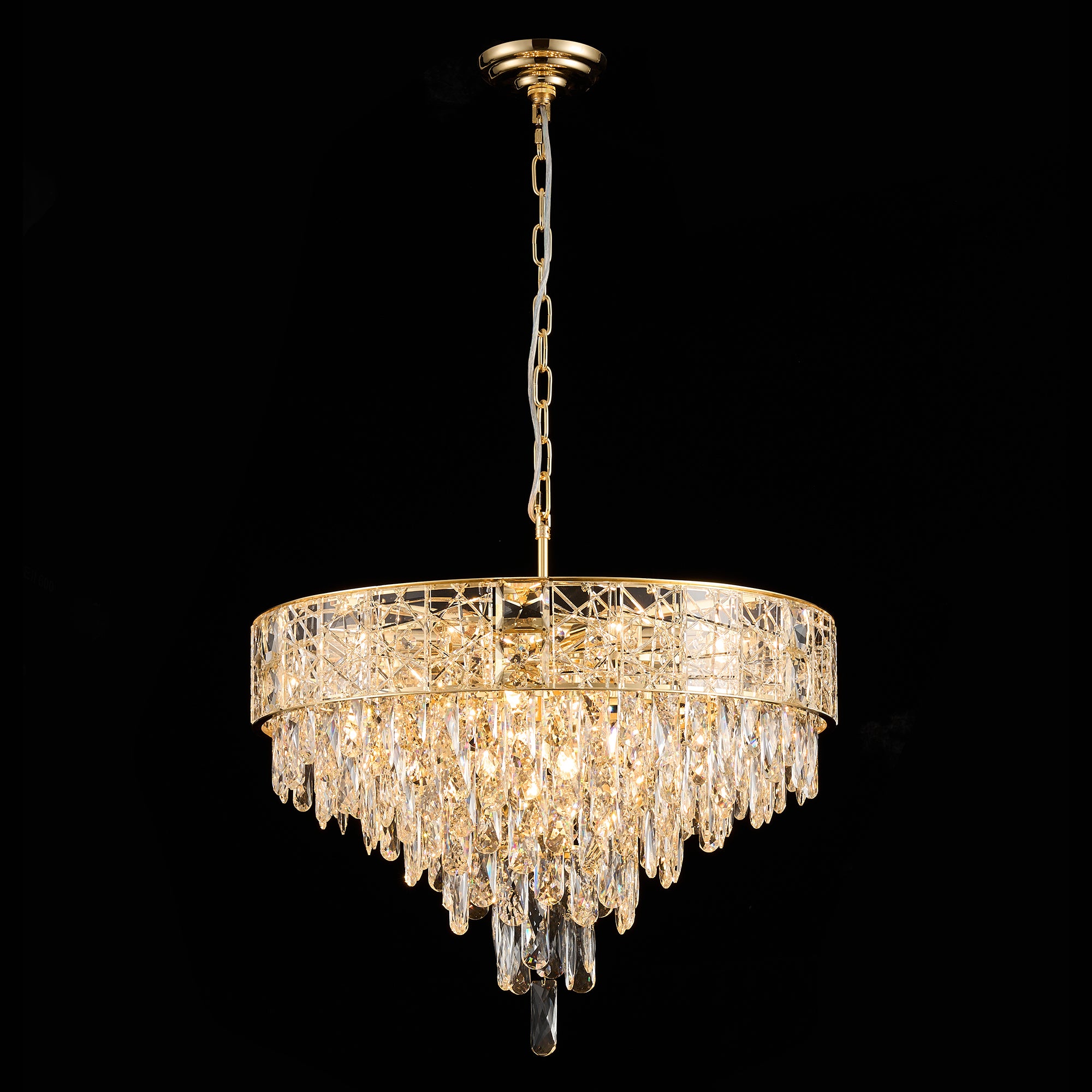 Finley Gold and Crystal 500mm Chandelier