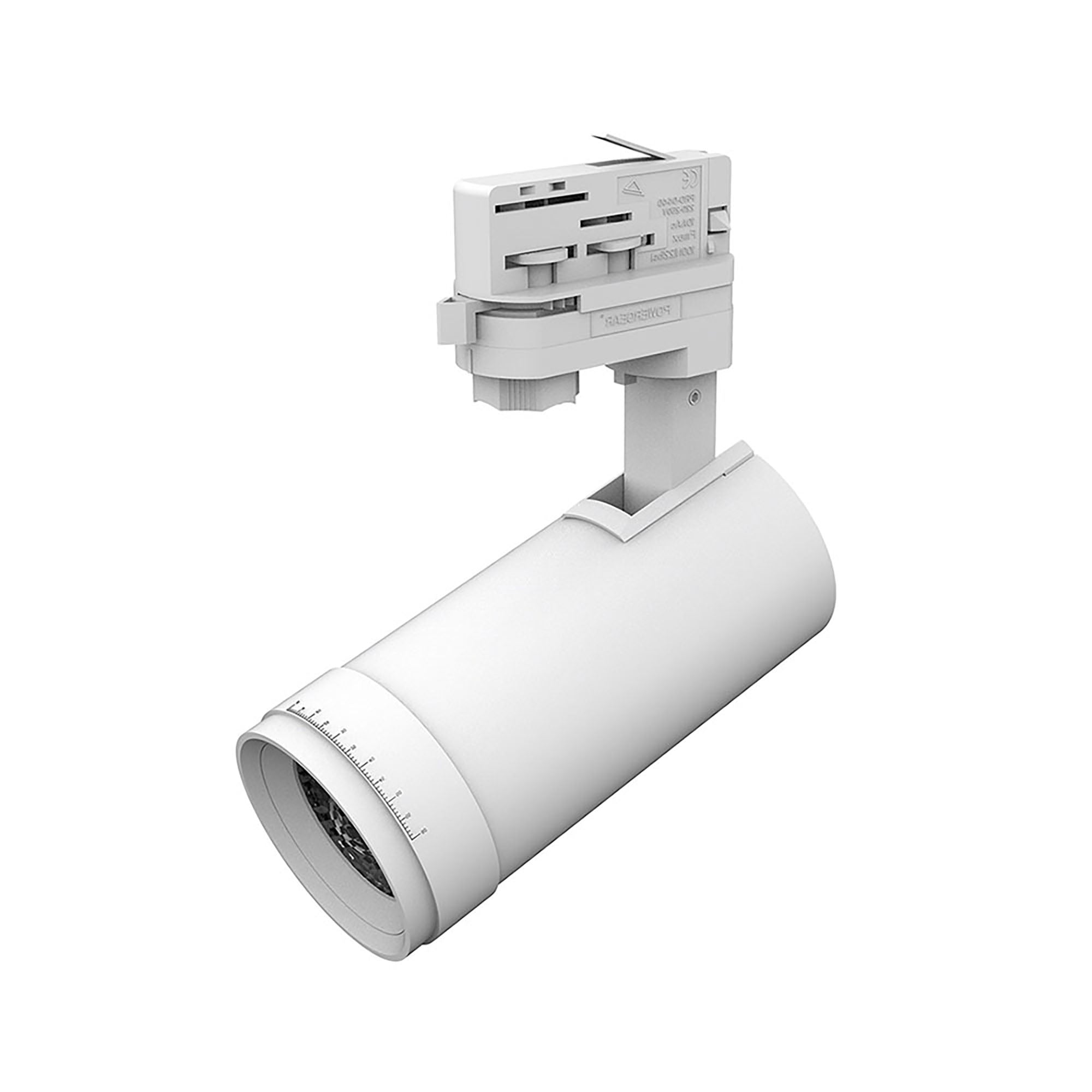 Zoom 15w LED Track Head White-3C-TC