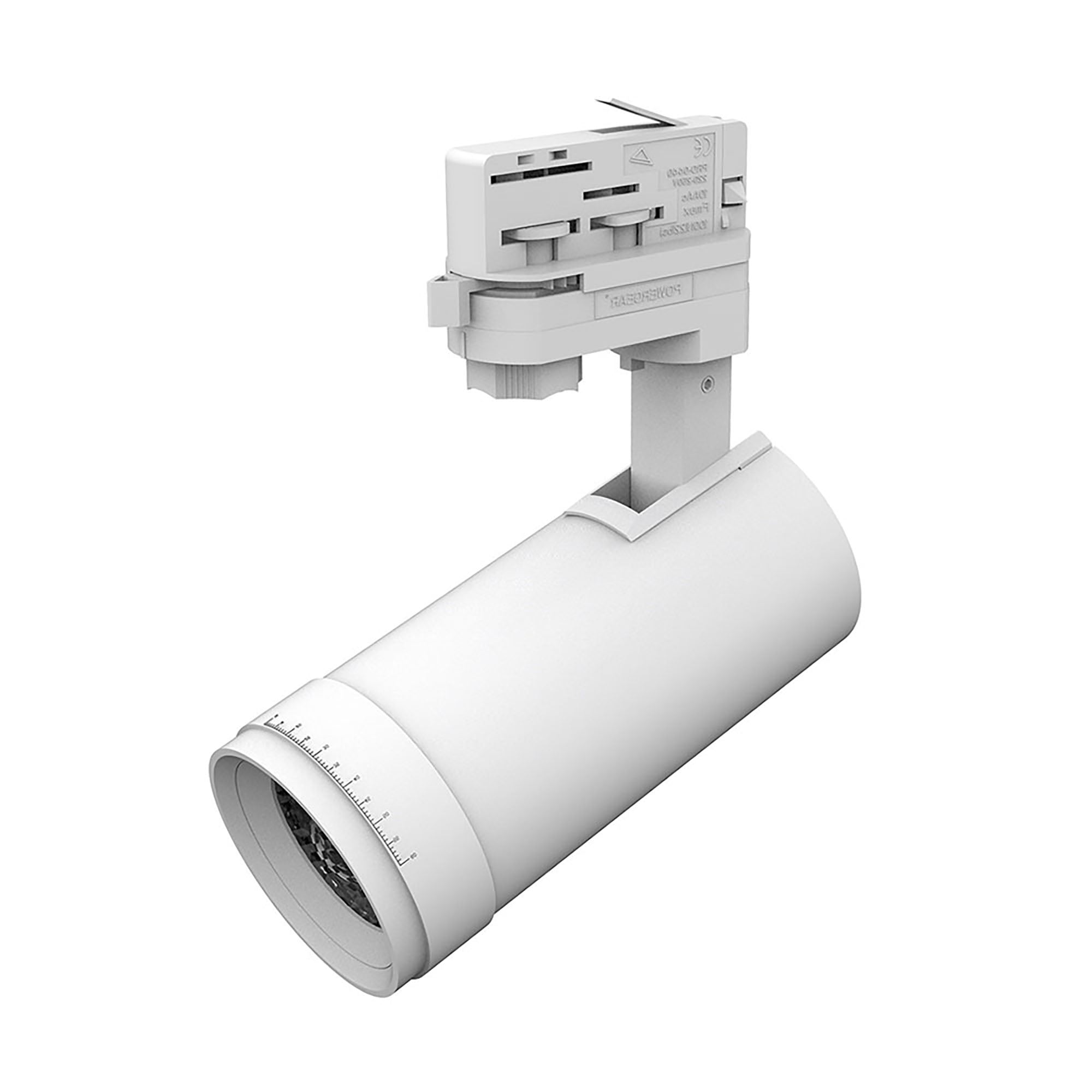 Zoom White 20w CCT 3 Circuit LED Track Head