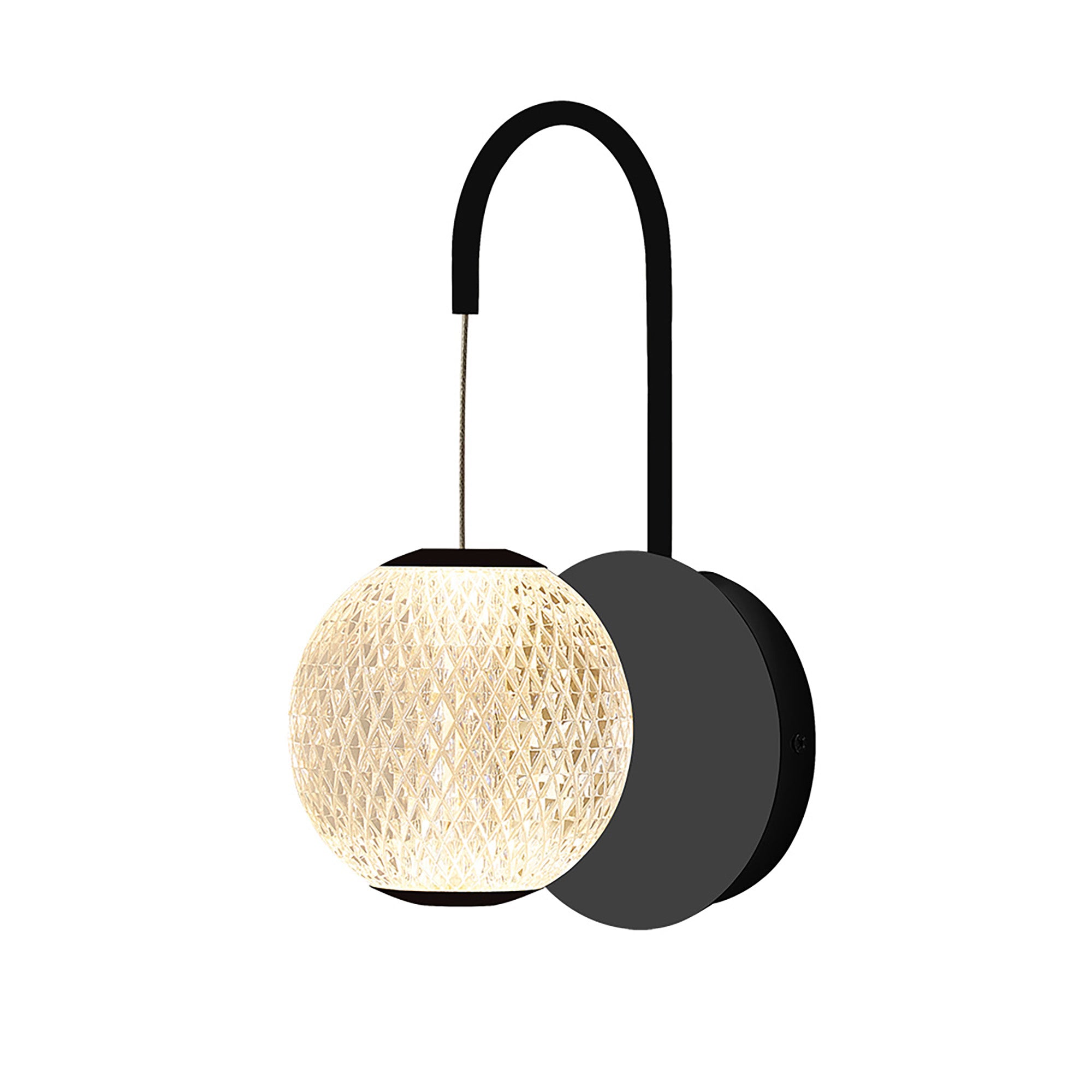 Langdon Black 3000K LED Wall Light