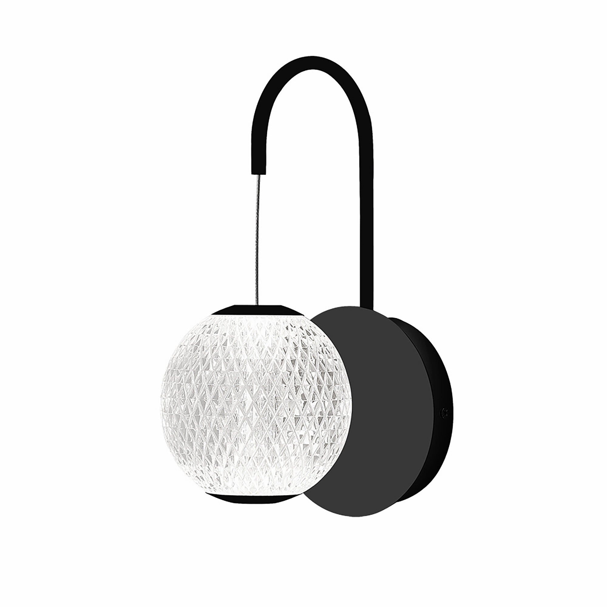 Langdon Black 5000K LED Wall Light