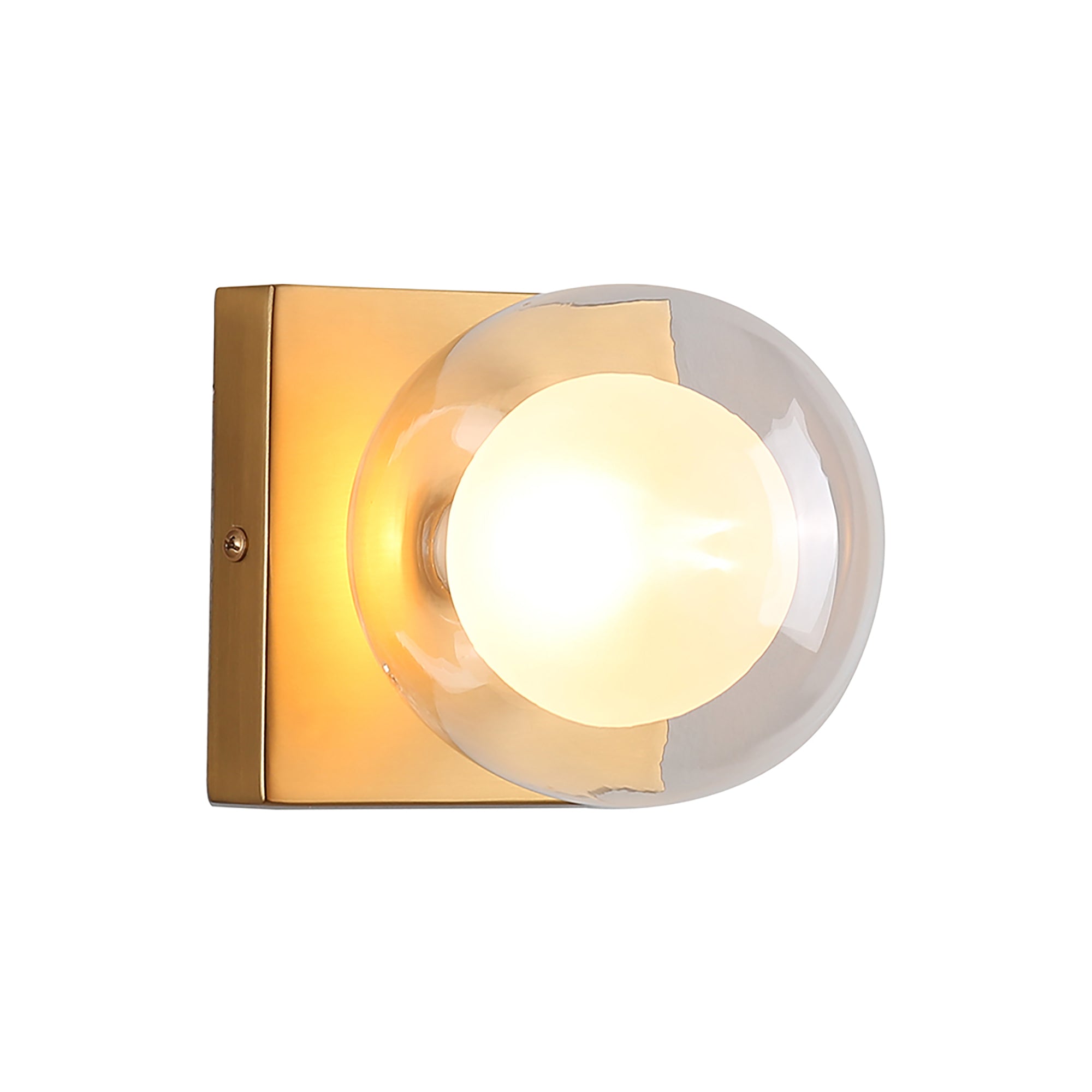 Hilton Gold 1 Light Hollywood Wall Light