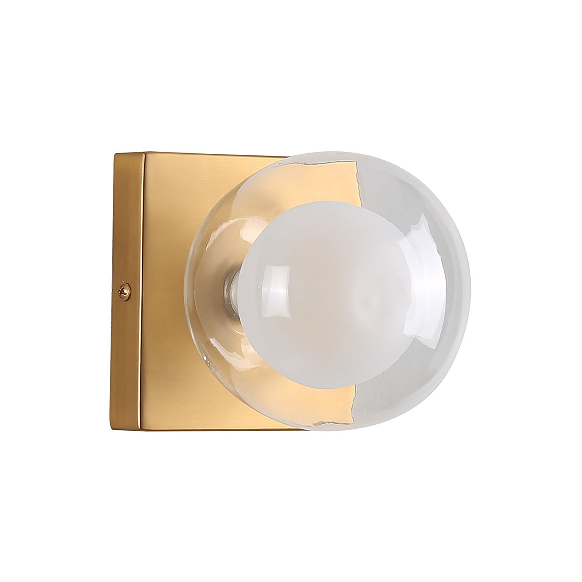 Hilton Gold 1 Light Hollywood Wall Light