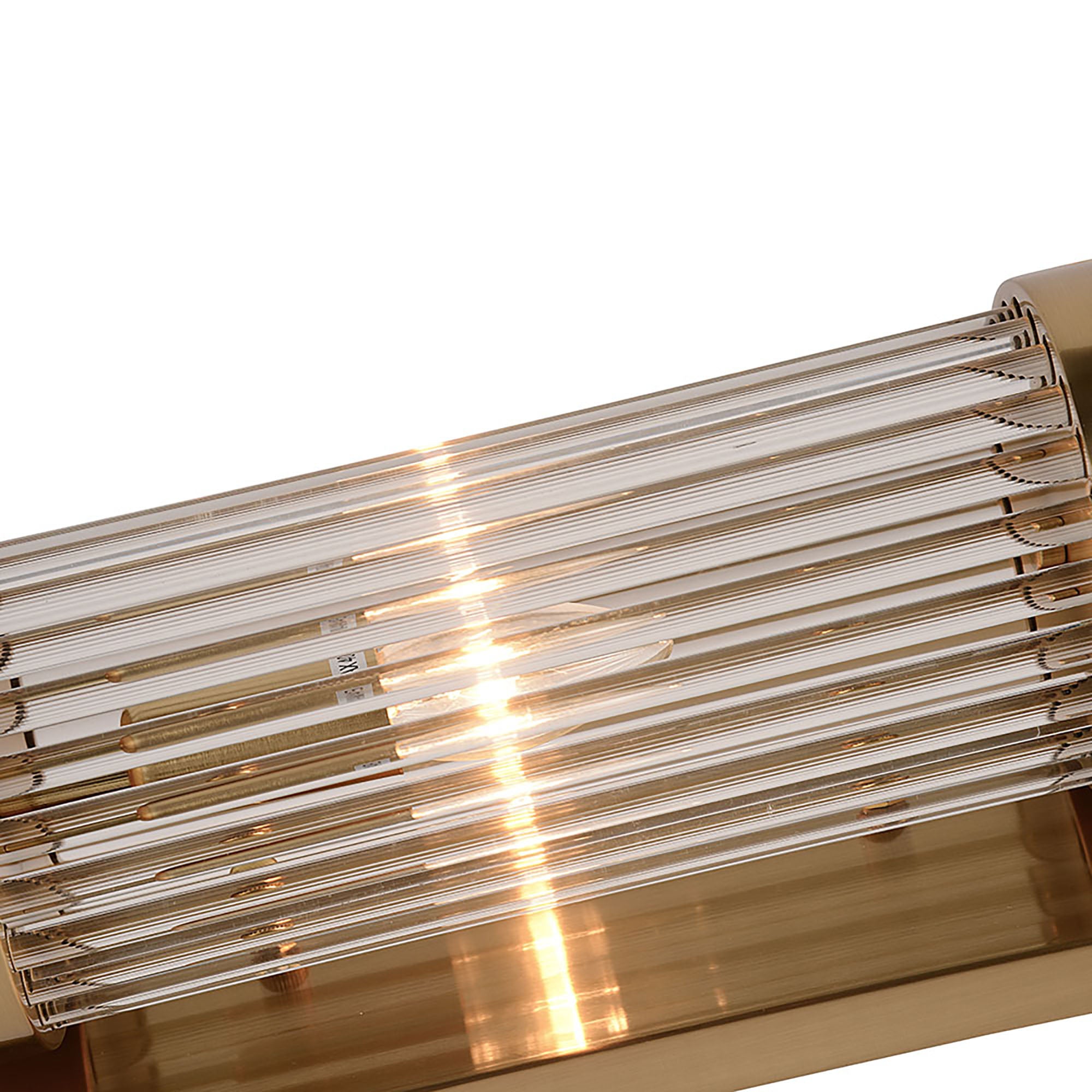 Cambridge Gold and Clear Glass 400mm Wall Light