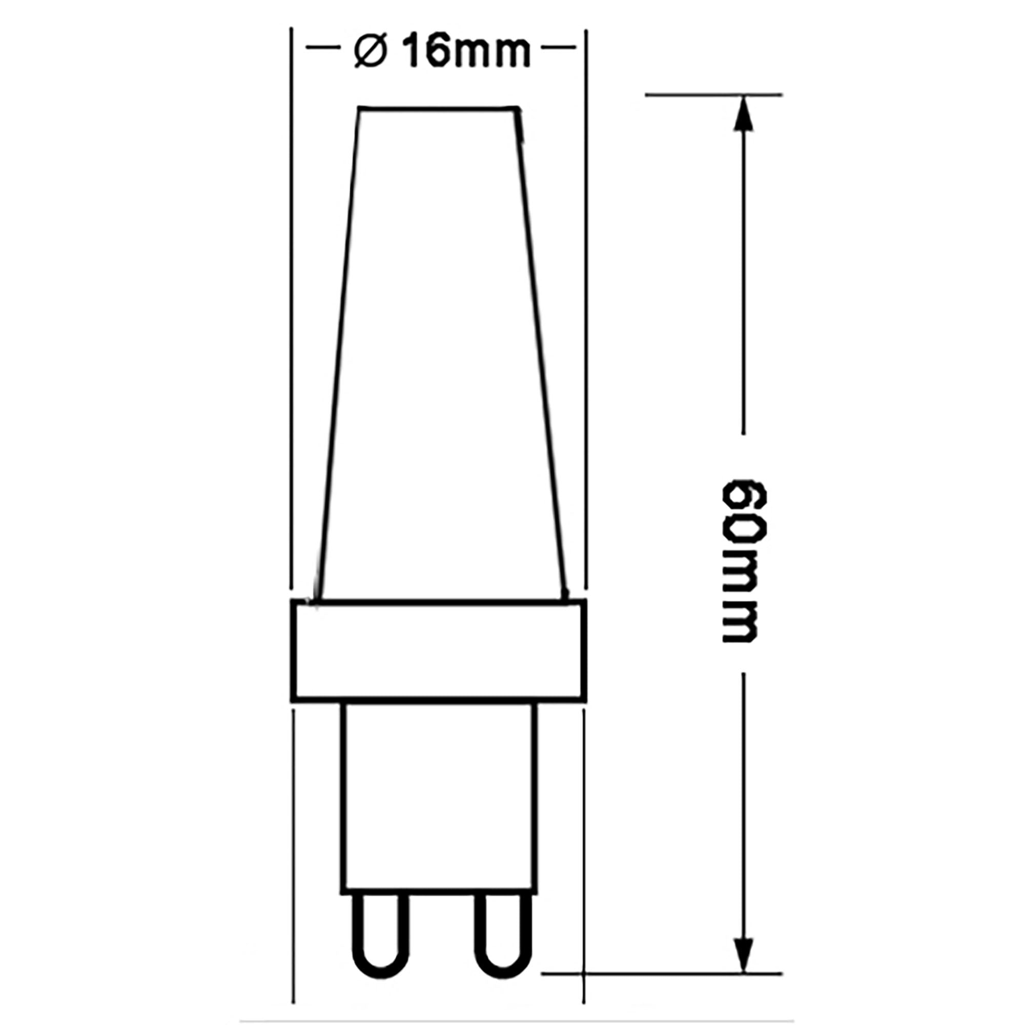 G9 3w LED Filament - 6000K