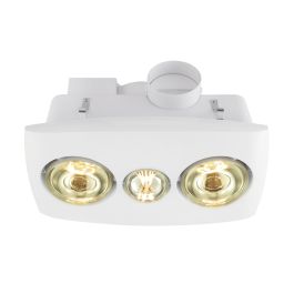 Vesuvius 3-In-1 2X275W Heater Fan with Light