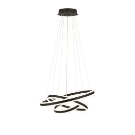 Tonarella Hanging Light 177W LED Black 3-Ring