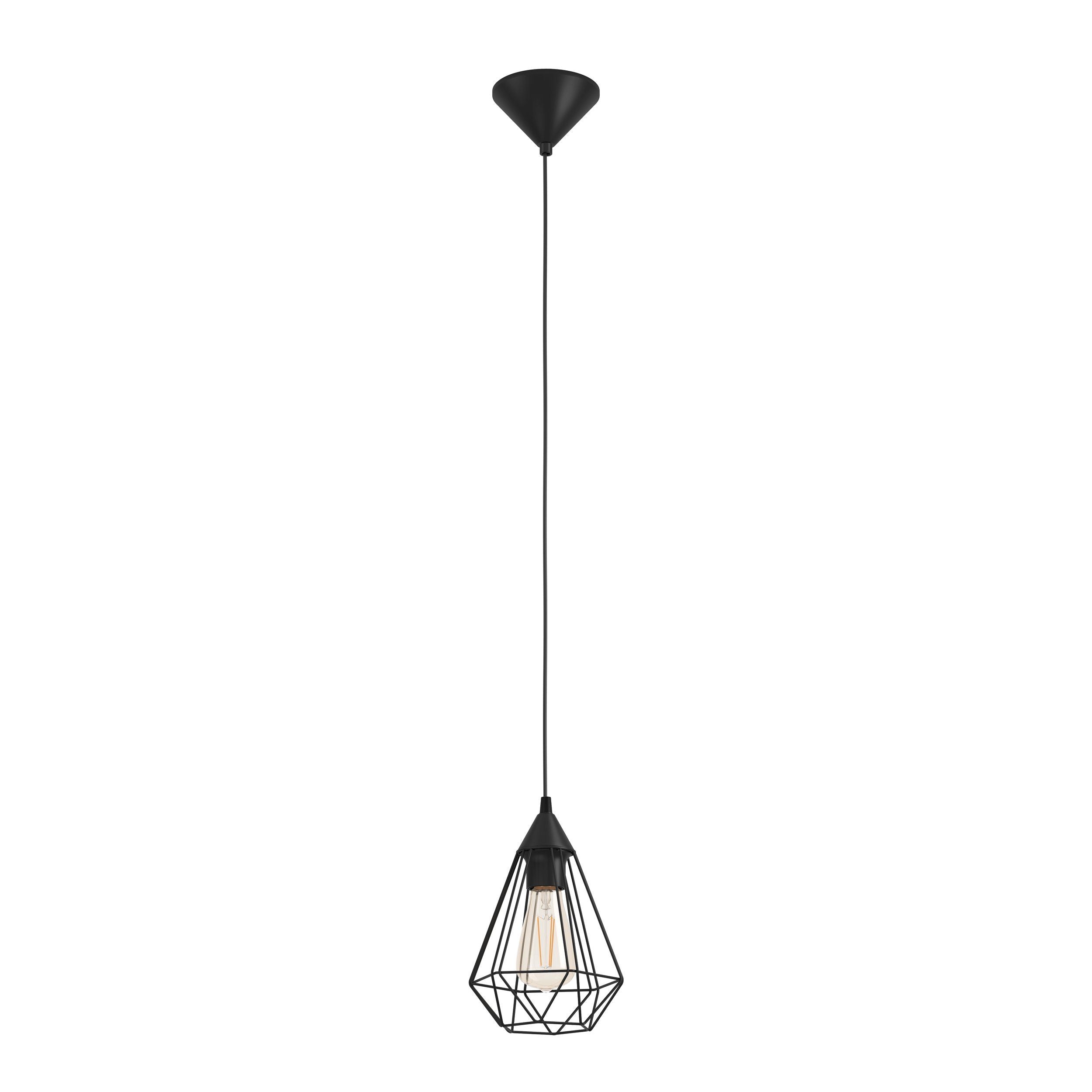 Tarbes Black Small 1 Light E27 Pendant
