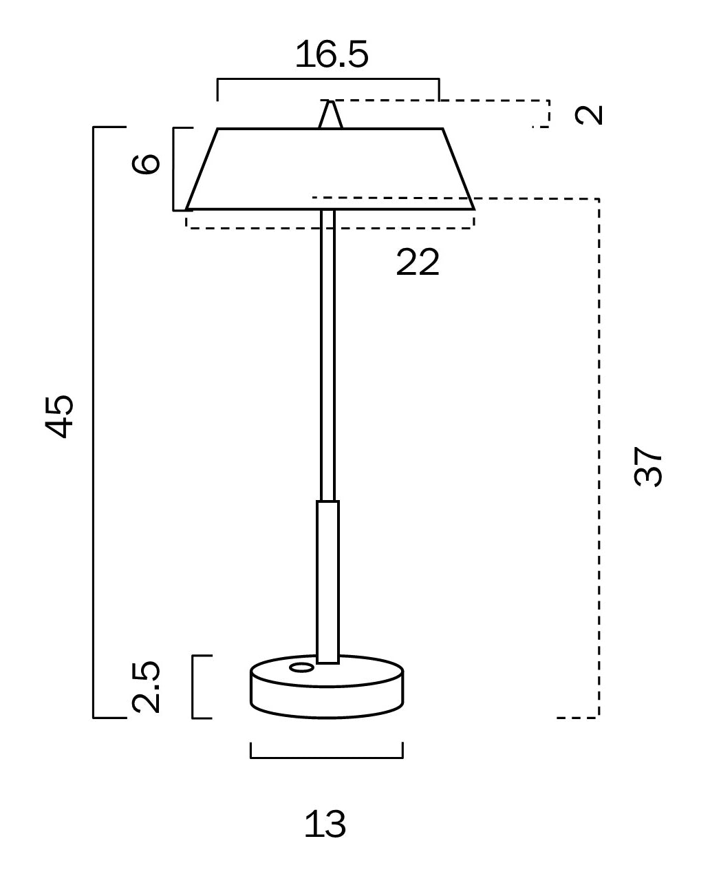 Allure 7W 3000K Touch Dimmable LED Table Lamp - 4 Colours