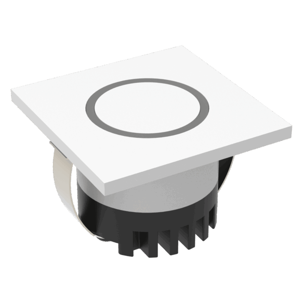 Aura 24V Square 3W LED TRIO IP20 White Steplight