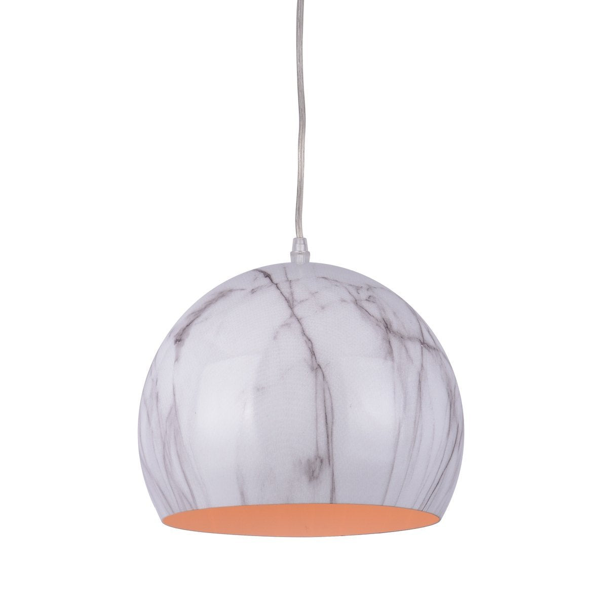 Anaan 1 Light Pendant Light in Marble Look