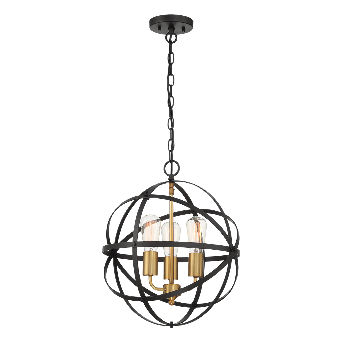Apollo E27 Orb Pendant Bronze Gold