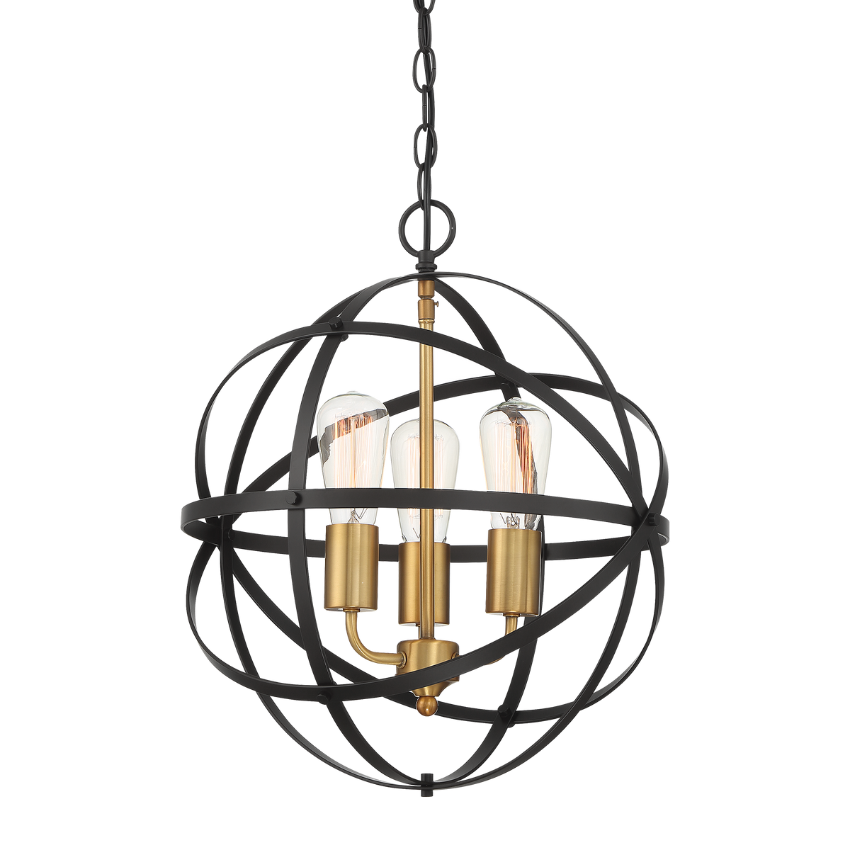 Apollo E27 Orb Pendant Bronze Gold