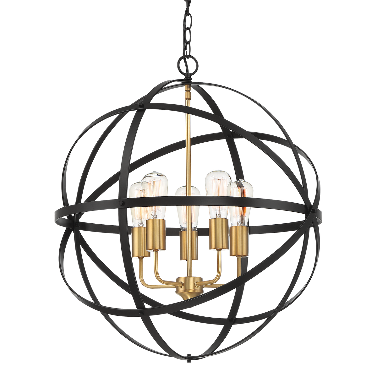 Apollo E27 Orb Pendant Bronze Gold