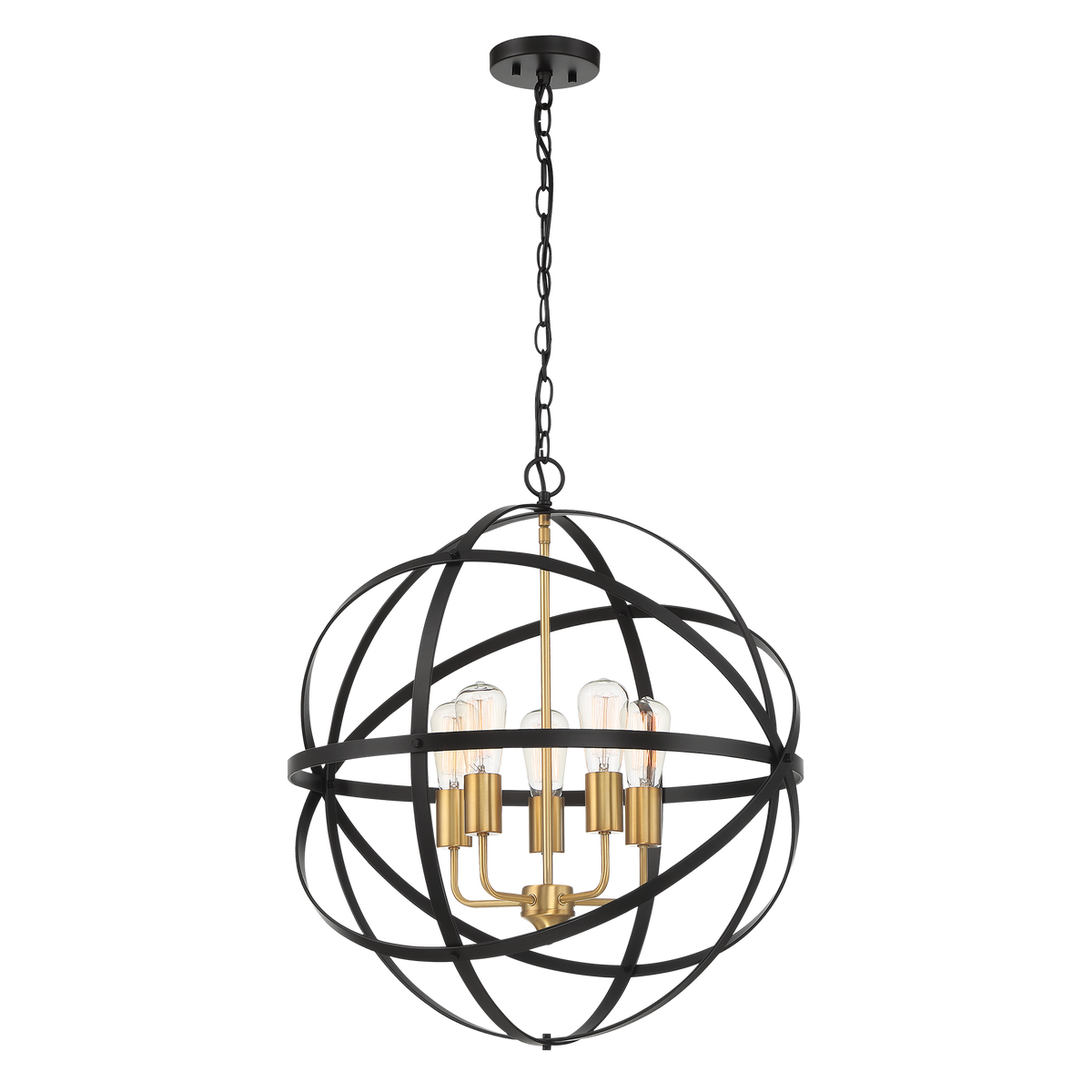 Apollo E27 Orb Pendant Bronze Gold