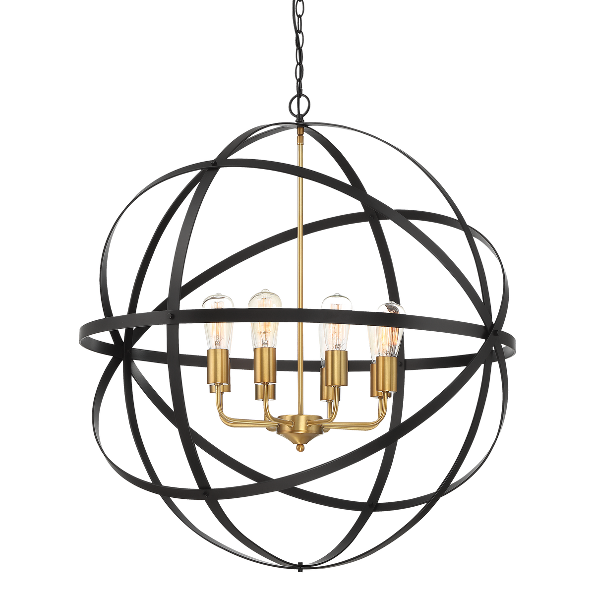 Apollo E27 Orb Pendant Bronze Gold