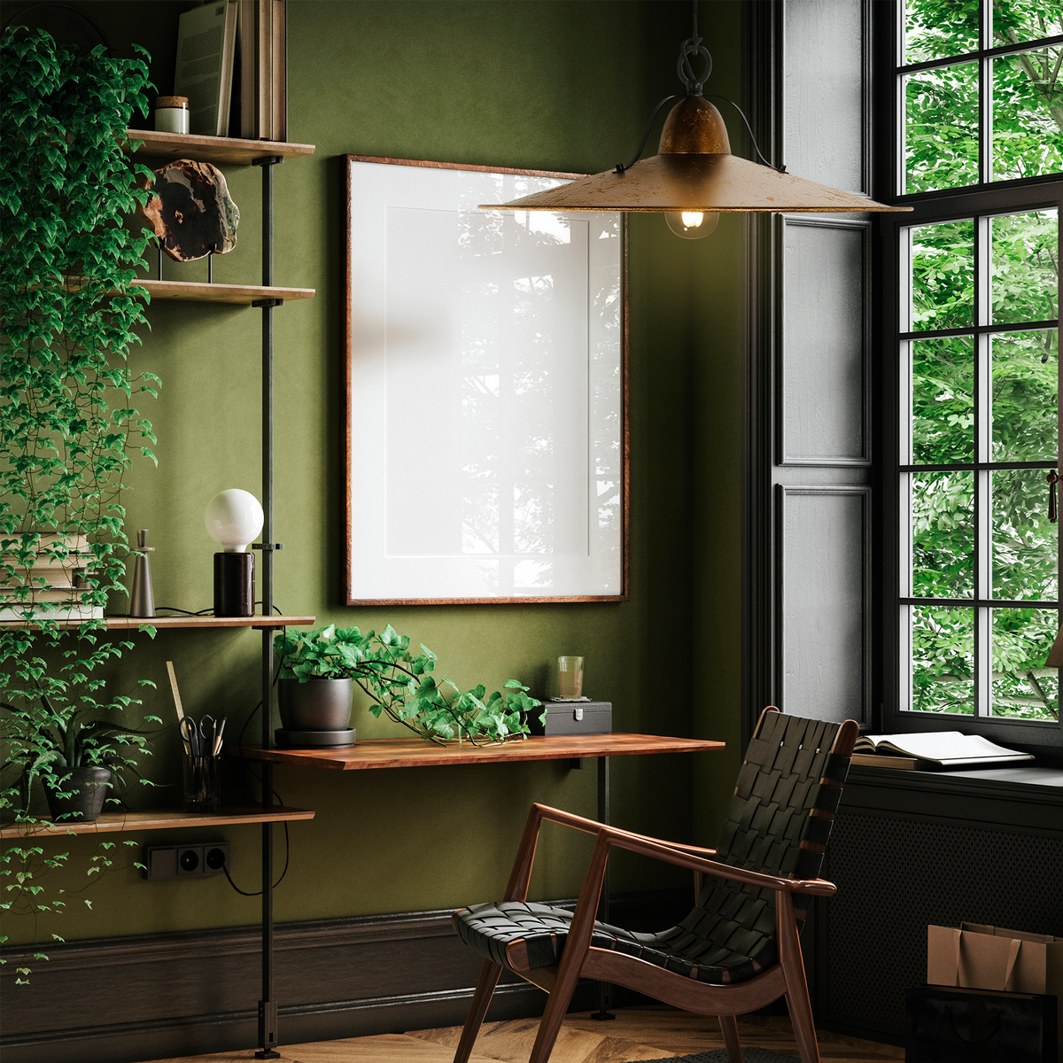 Benson 1 Light E27 Pendant