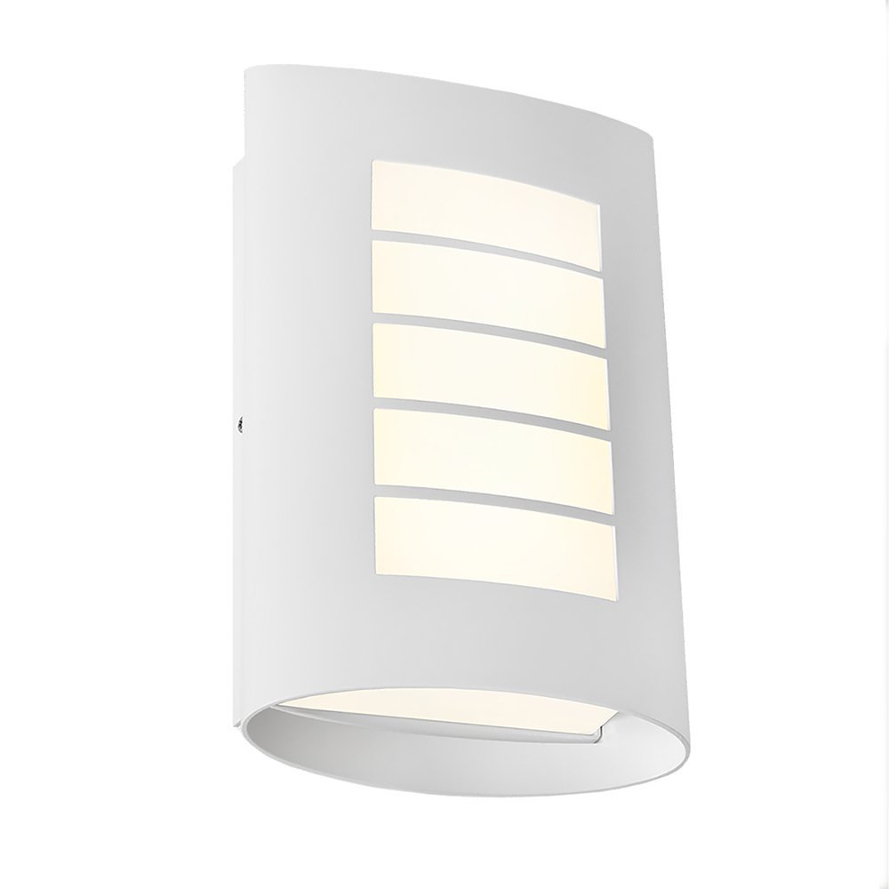 Cougar White Bicheno Exterior LED Wall Light IP44