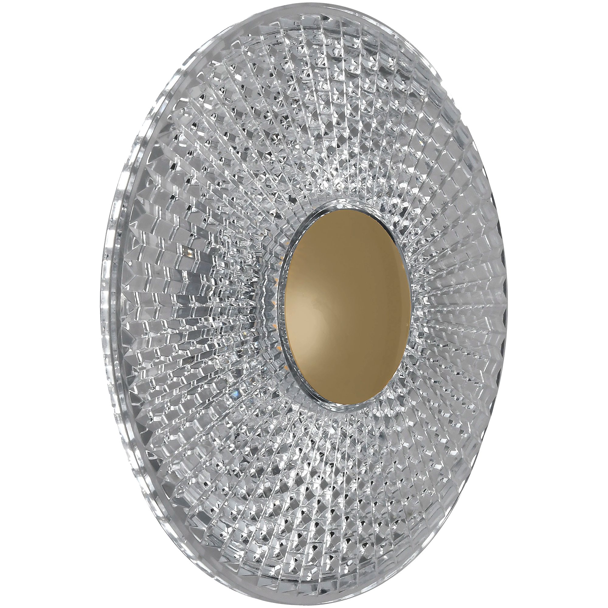 Bilby Brass & Crystalline 5W CCT 150mm Wall Light
